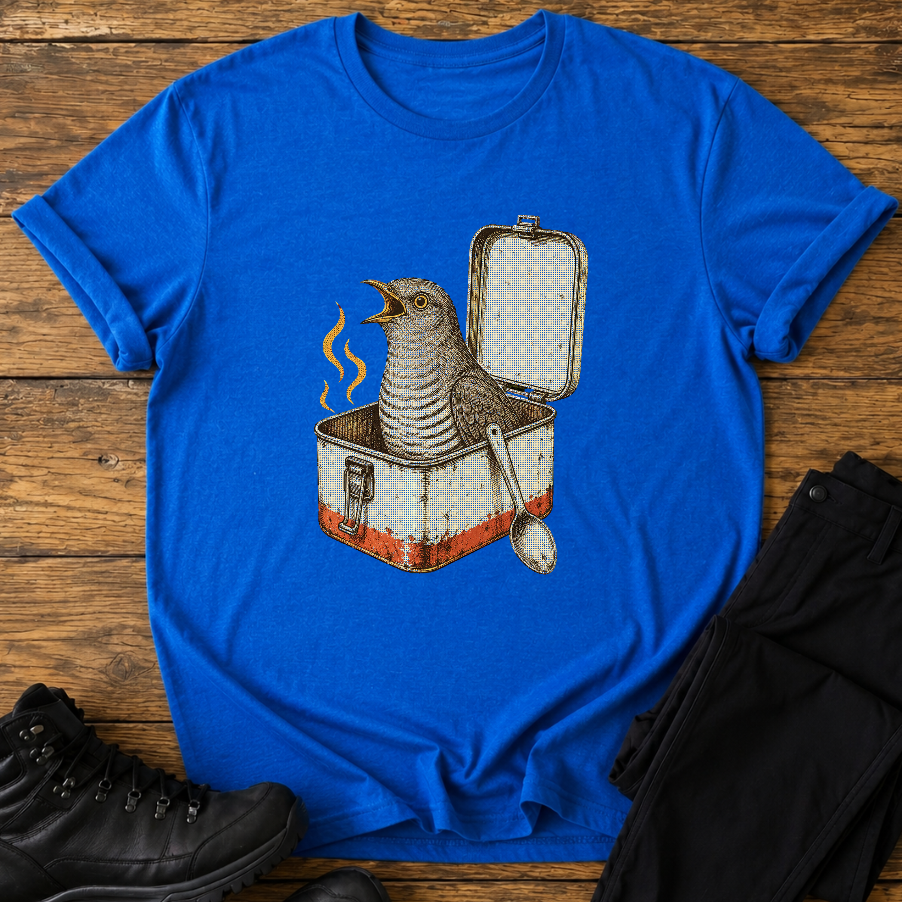 Kuckuck im Kochgeschirr T-Shirt