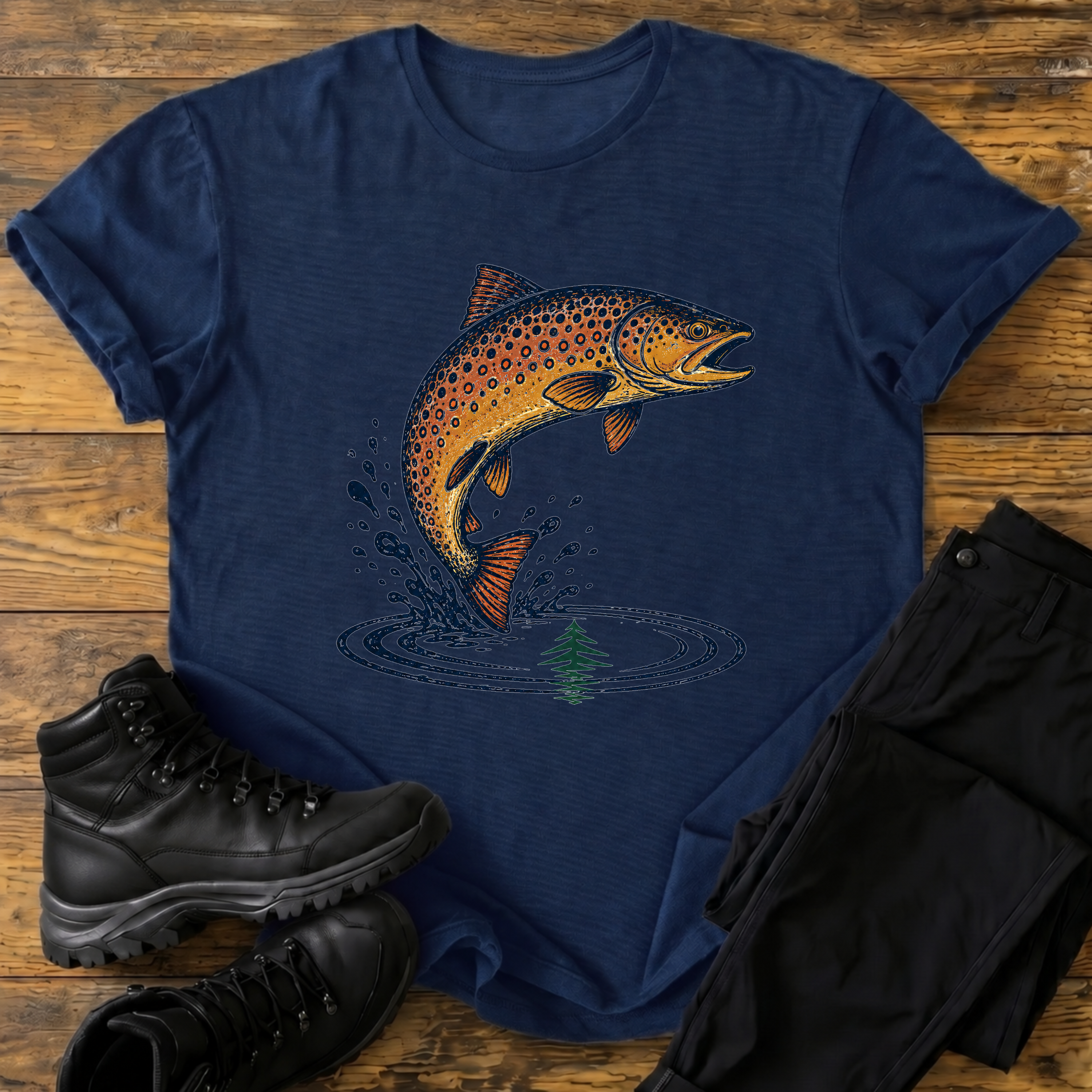 Maulwurf im Wanderschuh T-Shirt