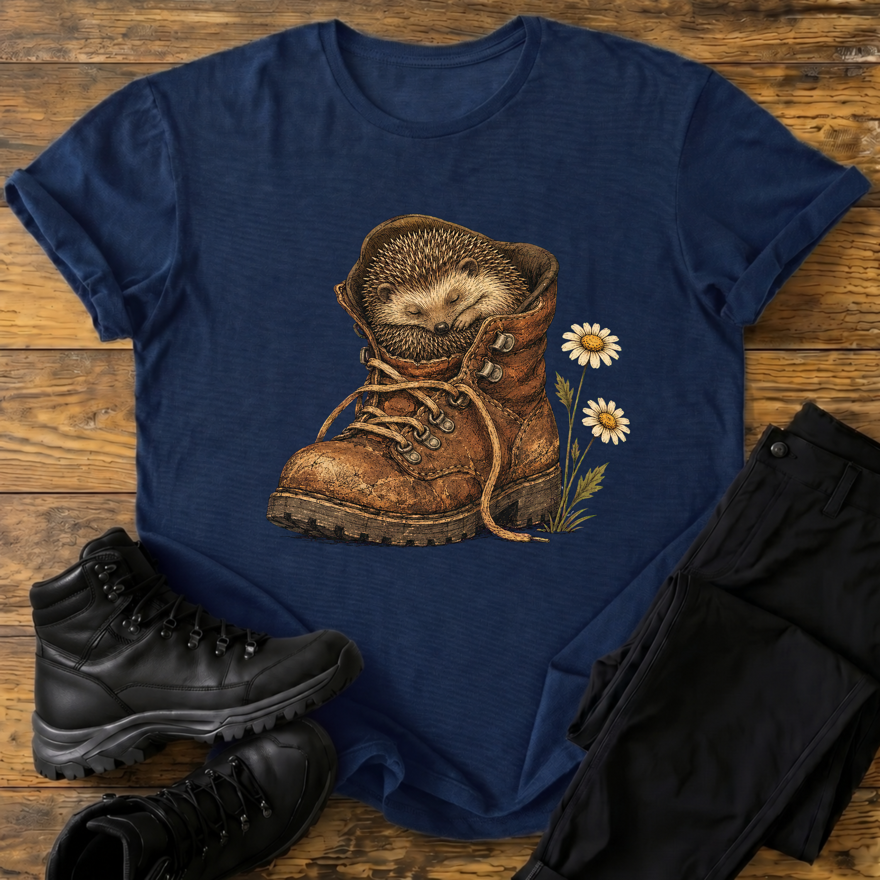 Das Stiefel-Bettchen T-Shirt