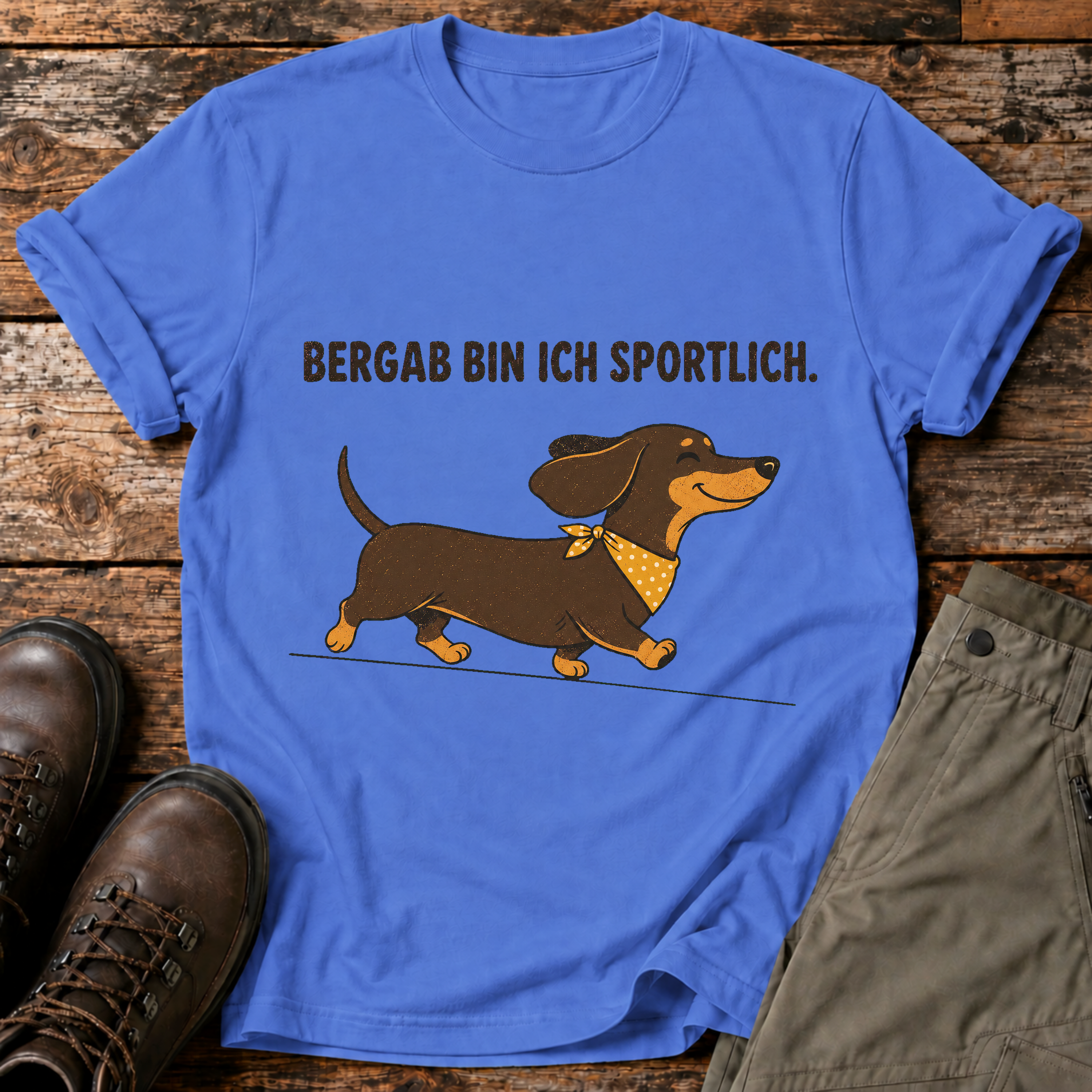 Bergab bin ich sportlich T-shirt