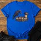 krähe gegen Pilz T-Shirt
