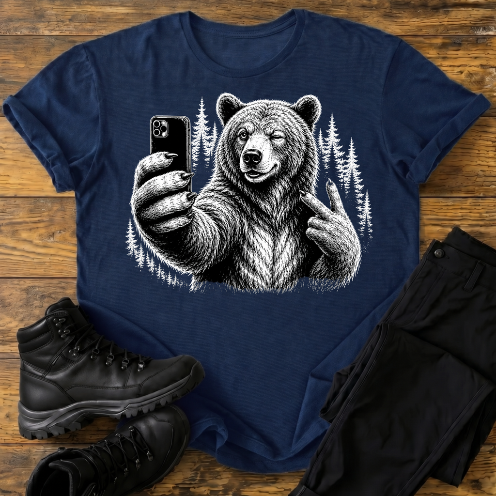 Bär Selfie T-Shirt