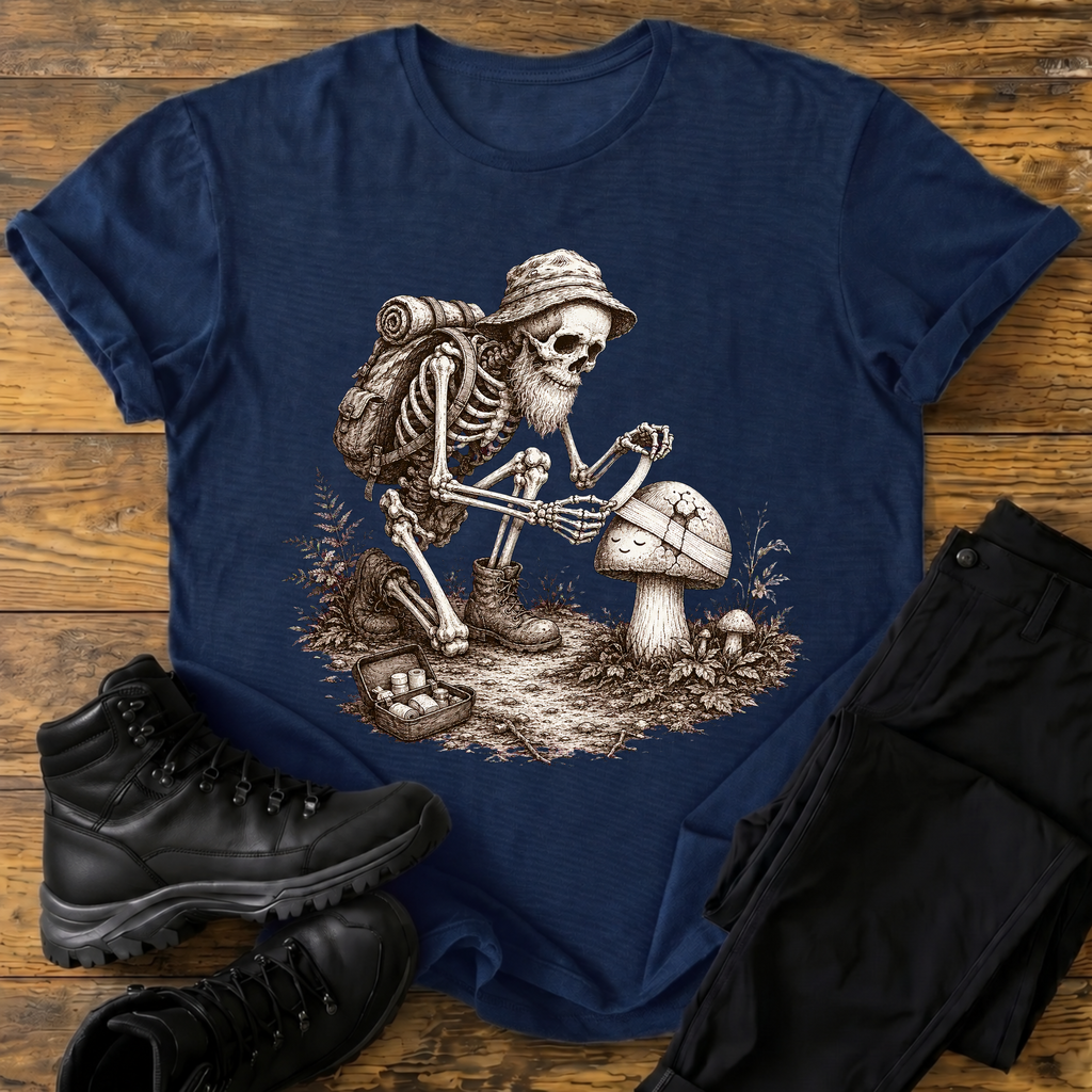 Skelett Pilzverband T-Shirt