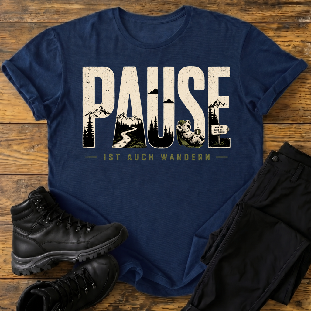 Pause ist auch Wandern T-Shirt