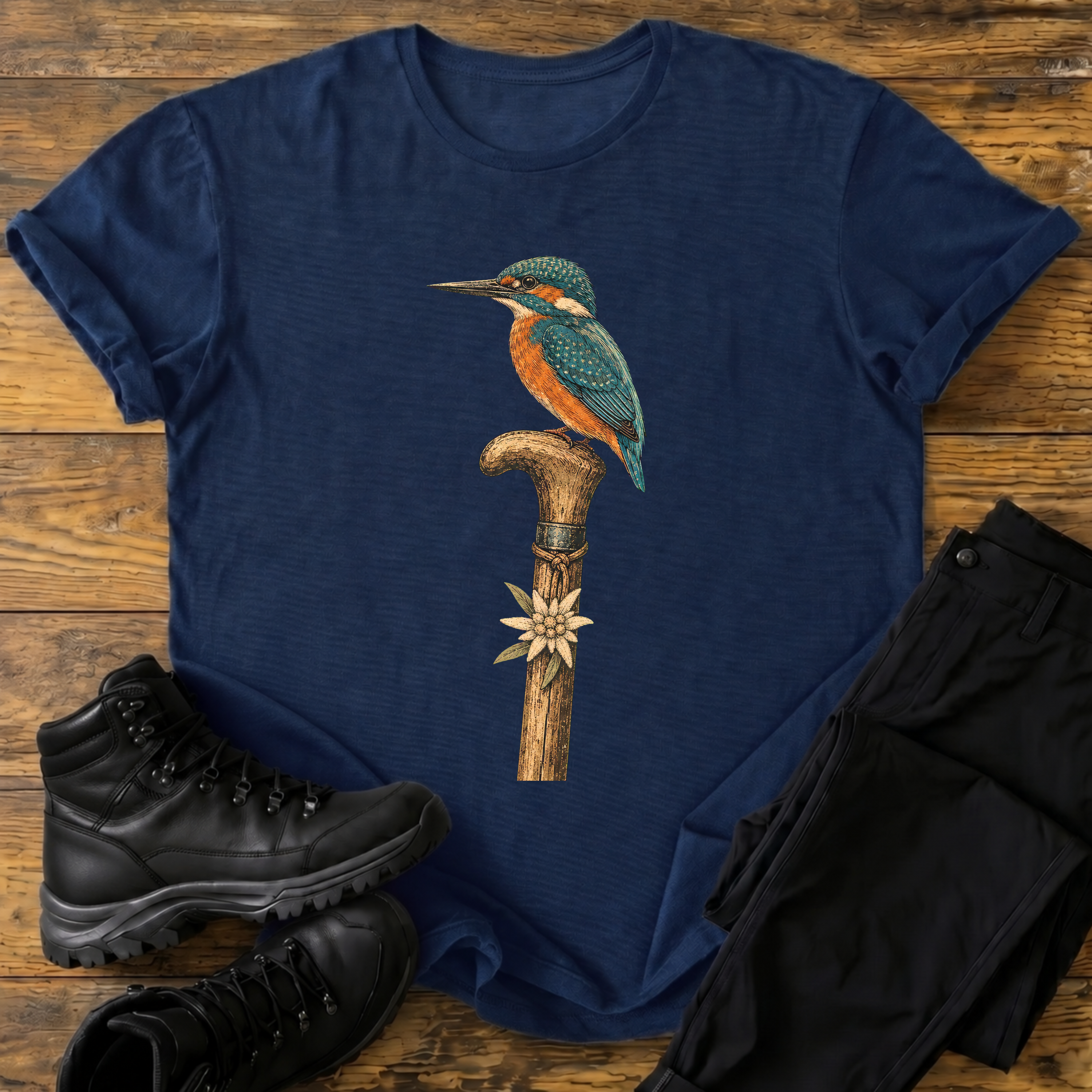 Rast am Bergfluss T-Shirt