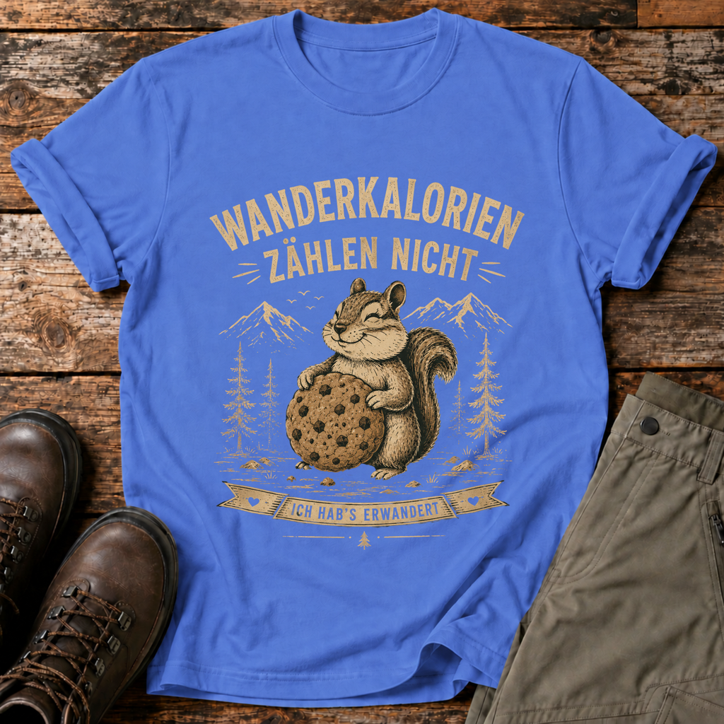 Wanderkalorien zählen nicht T-shirt