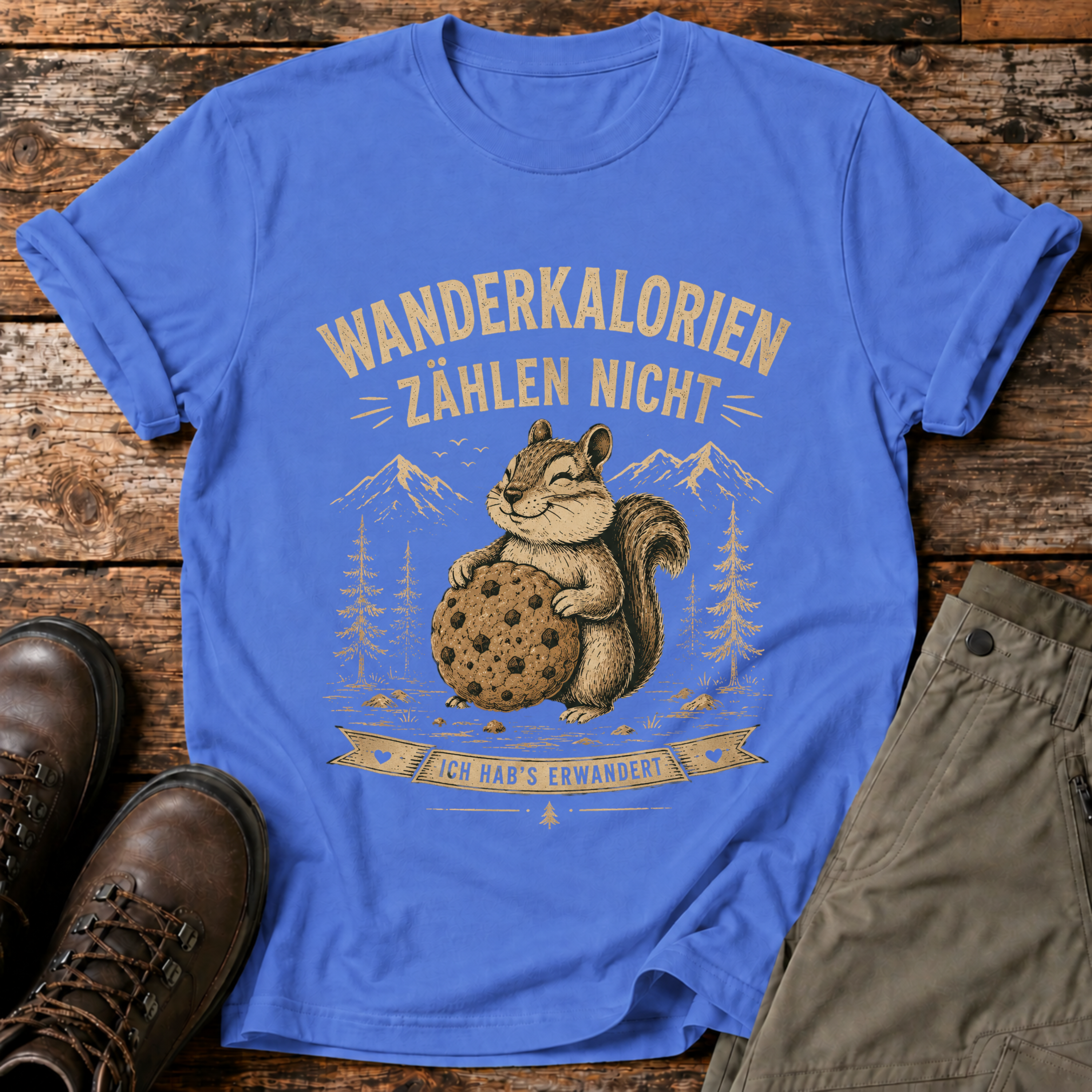 Wanderkalorien zählen nicht T-shirt