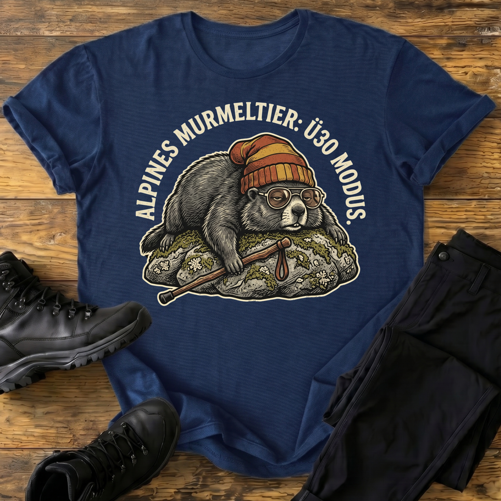 Alpines Murmeltier T-Shirt