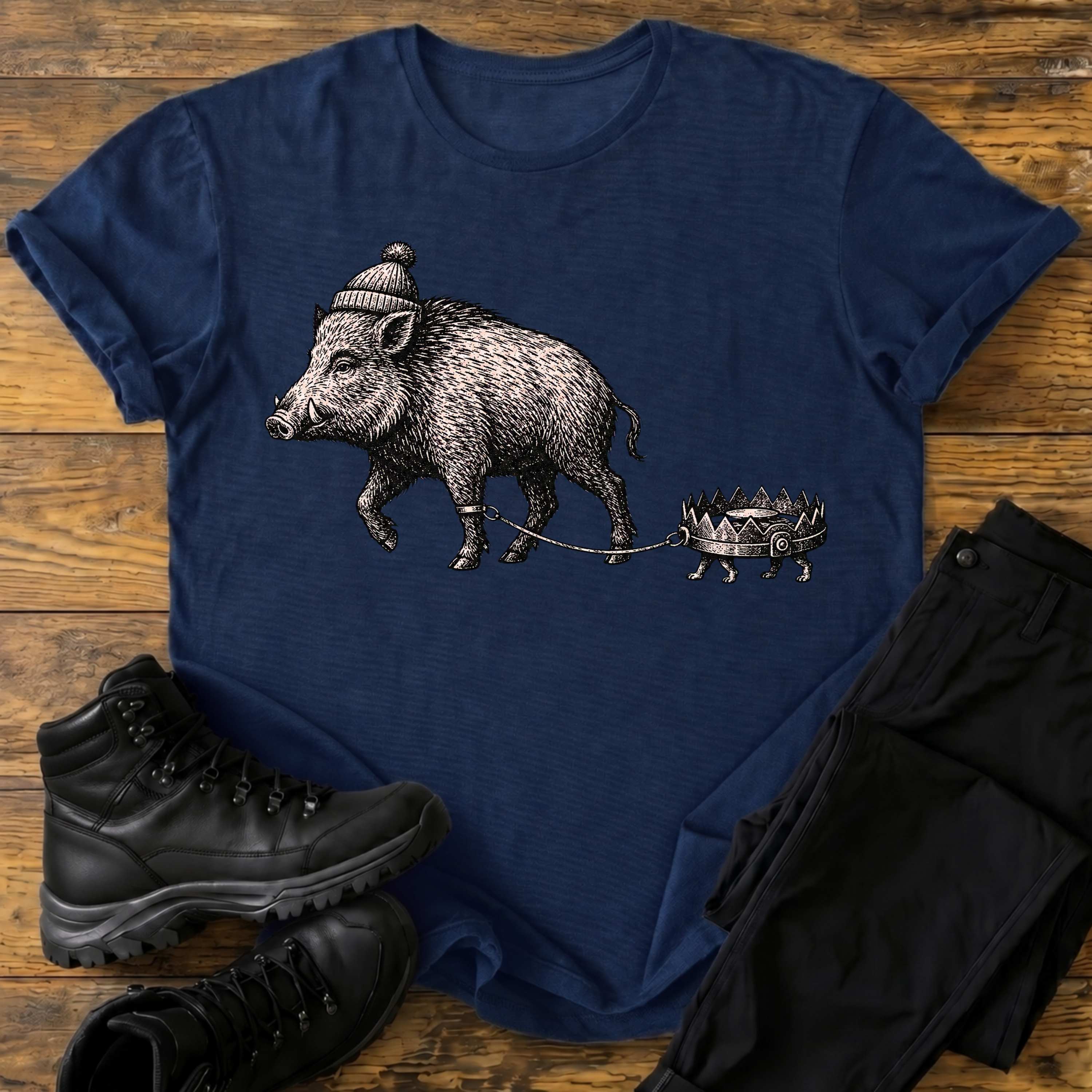 Wildschwein Bärenfalle T-Shirt