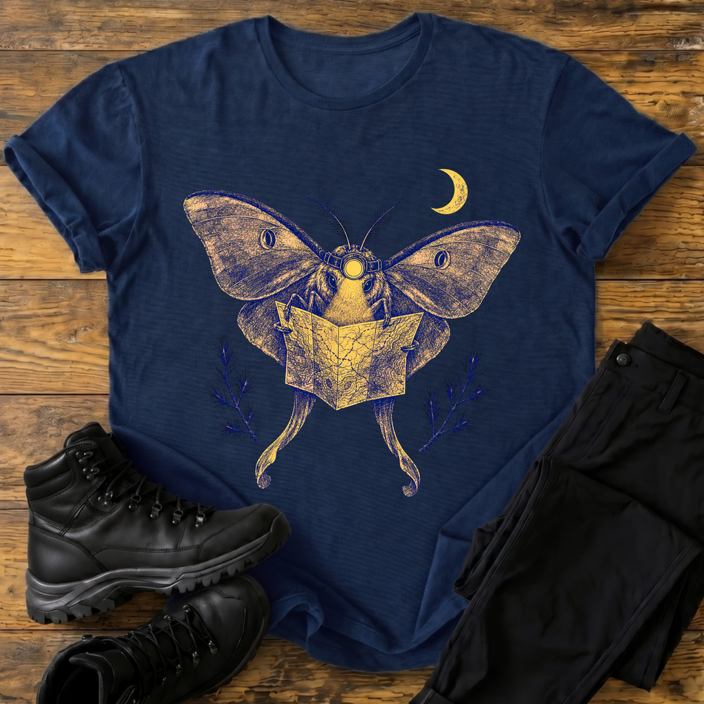 Nachtfalter Stirnlampe T-Shirt