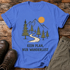 Kein plan nur wanderlust T-shirt
