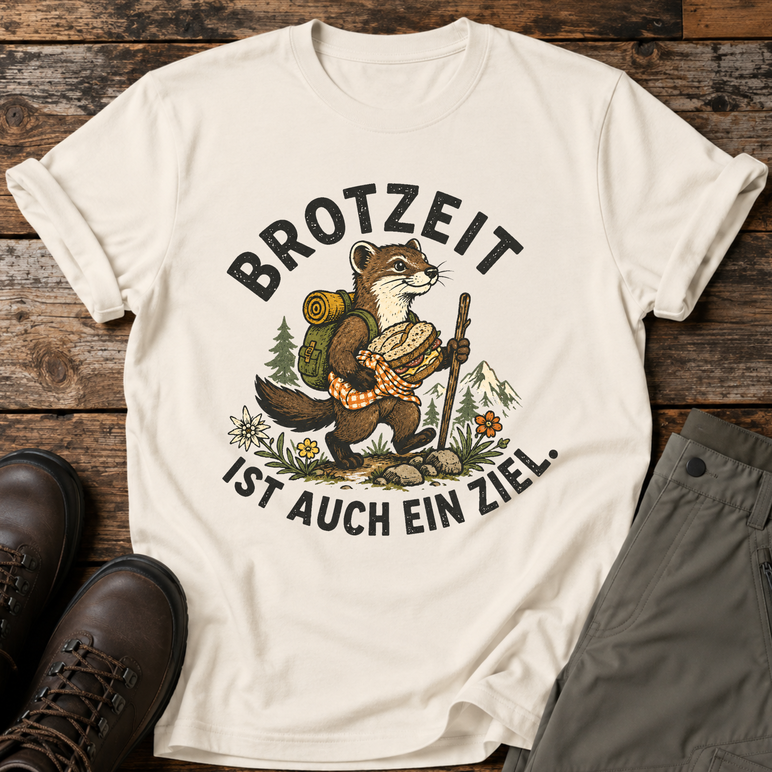 Brotzeit ist auch ein Ziel T-shirt