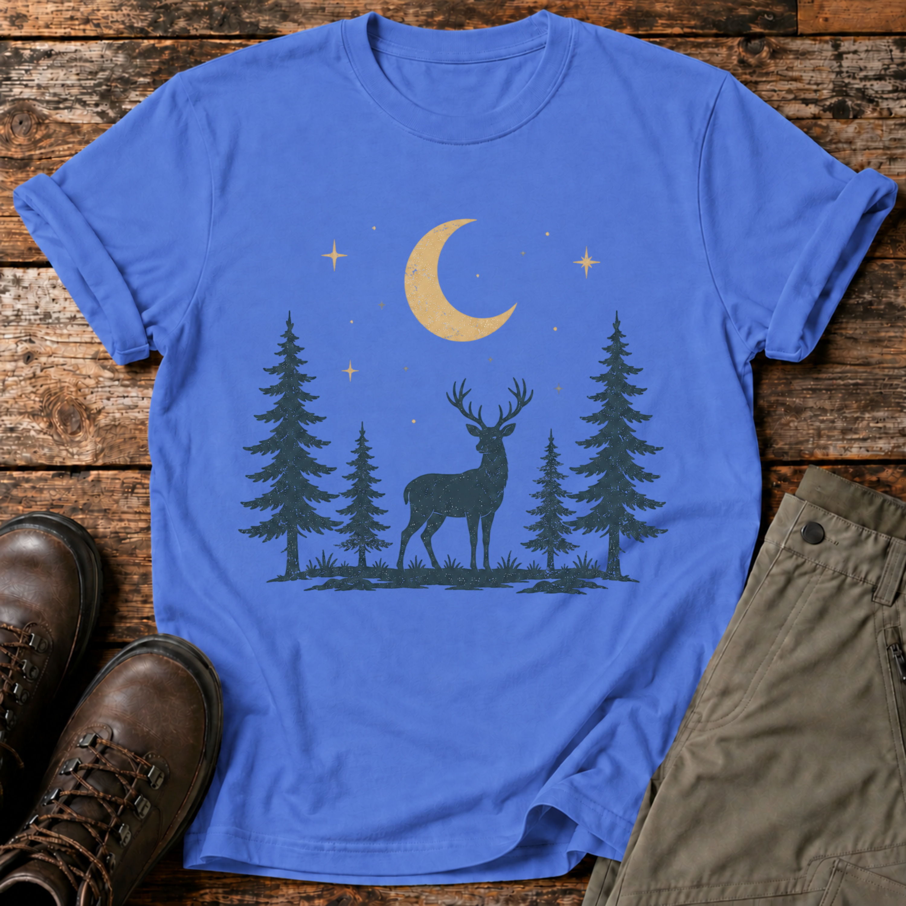 Mitternachts-Hirsch T-shirt
