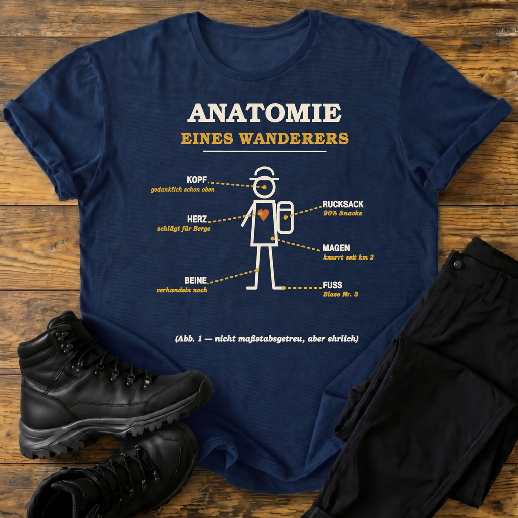 Anatomie des Wanderes T-Shirt