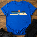 Ruhiger Weg im Sonnenuntergang T-Shirt