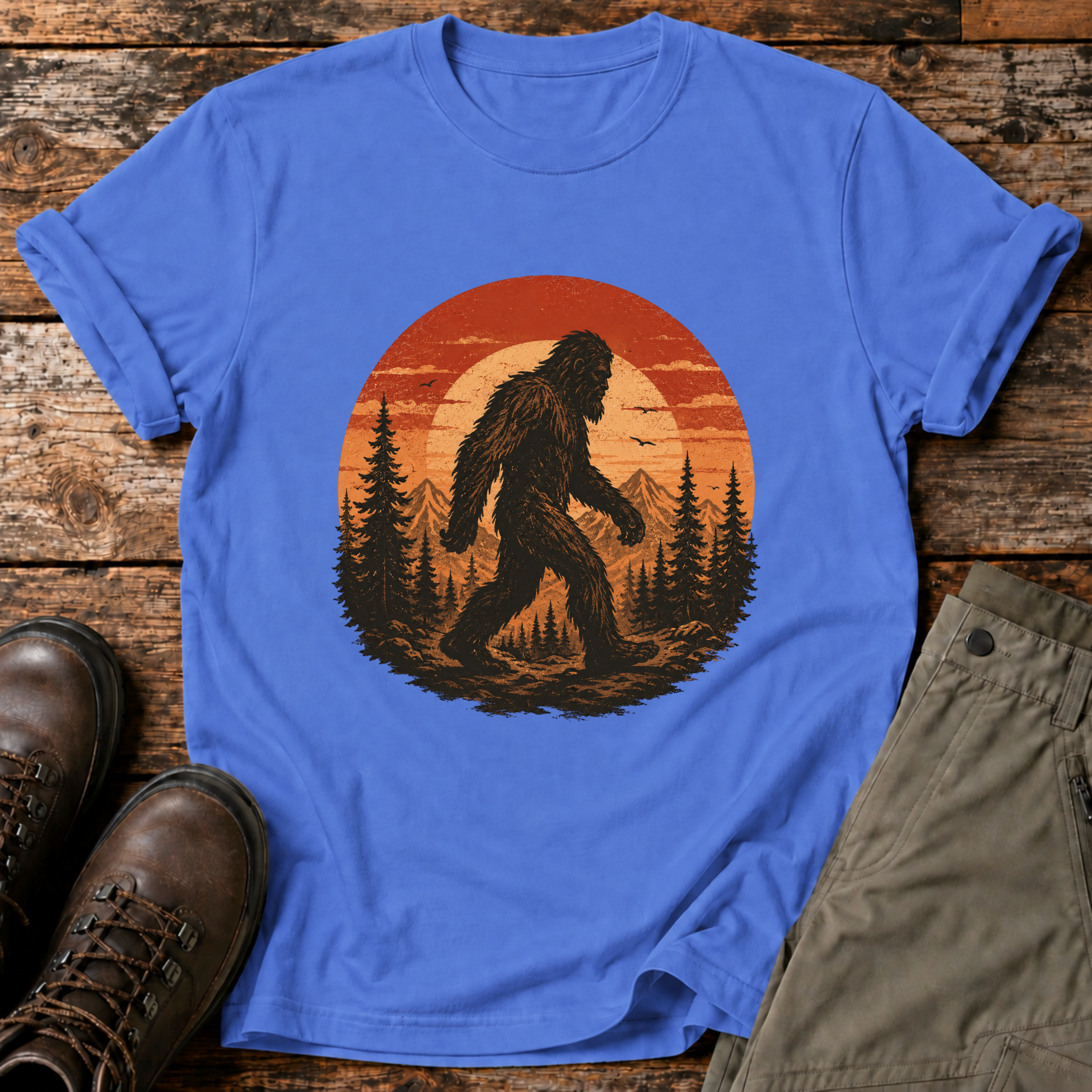 Bigfoots Wanderung T-shirt