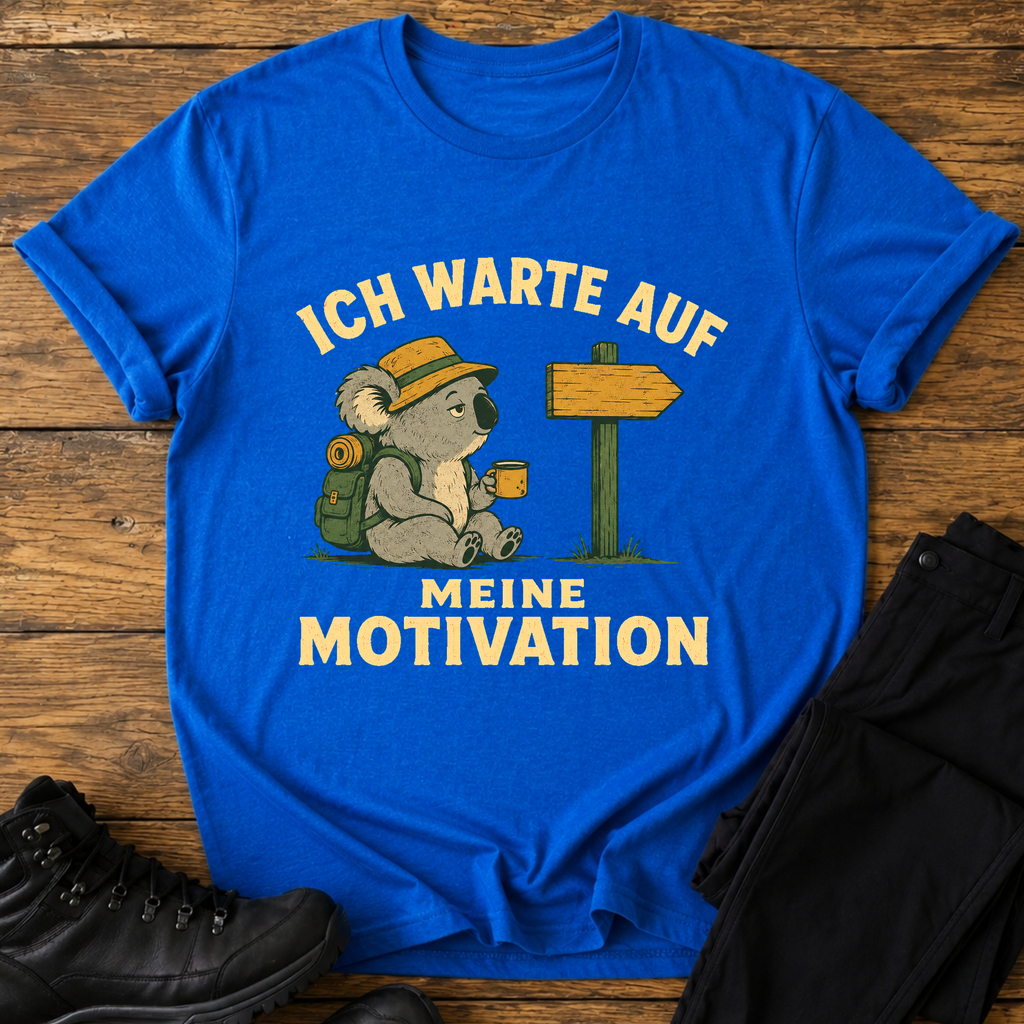 Ich warte auf meine Motivation T-Shirt
