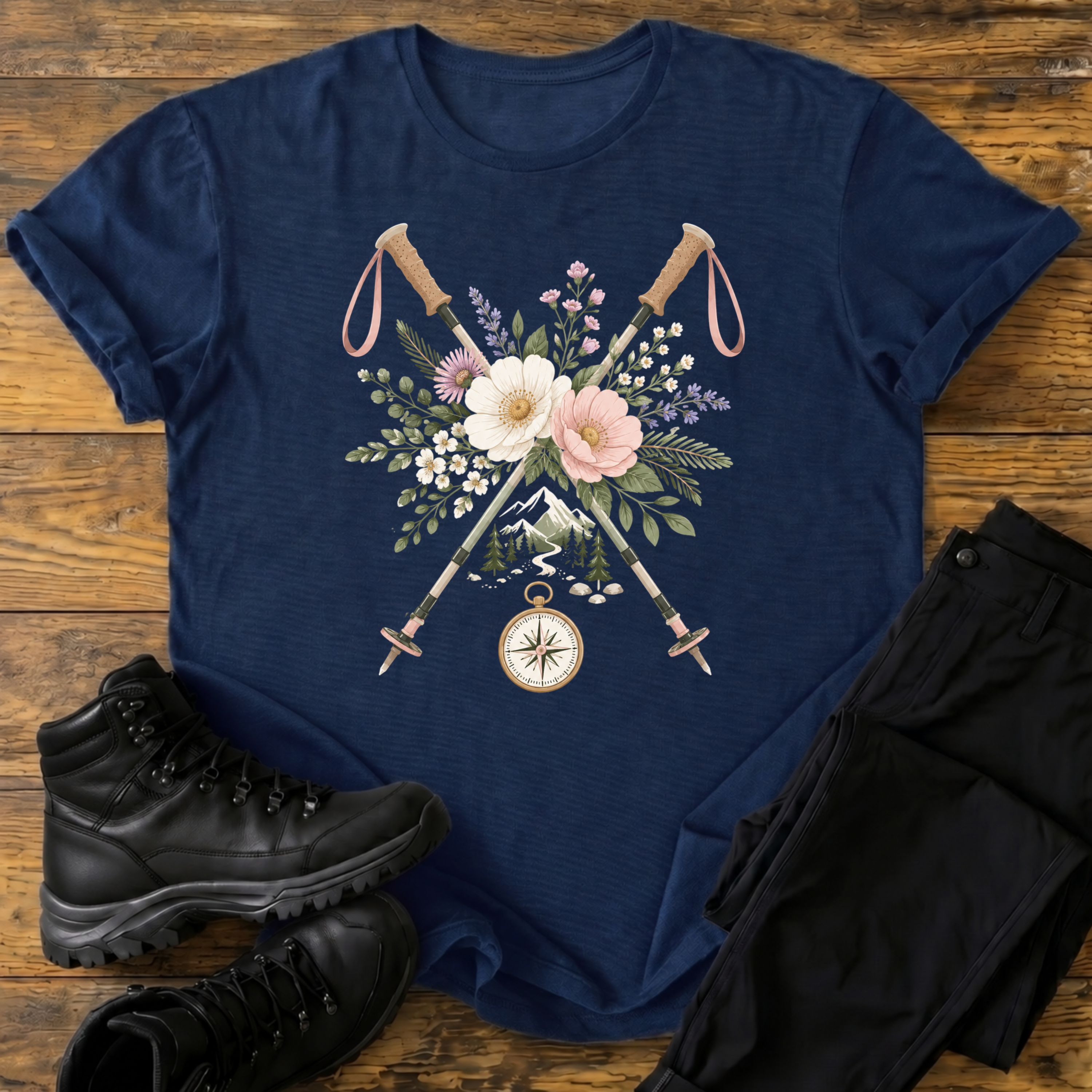 Blühende Pfade T-Shirt