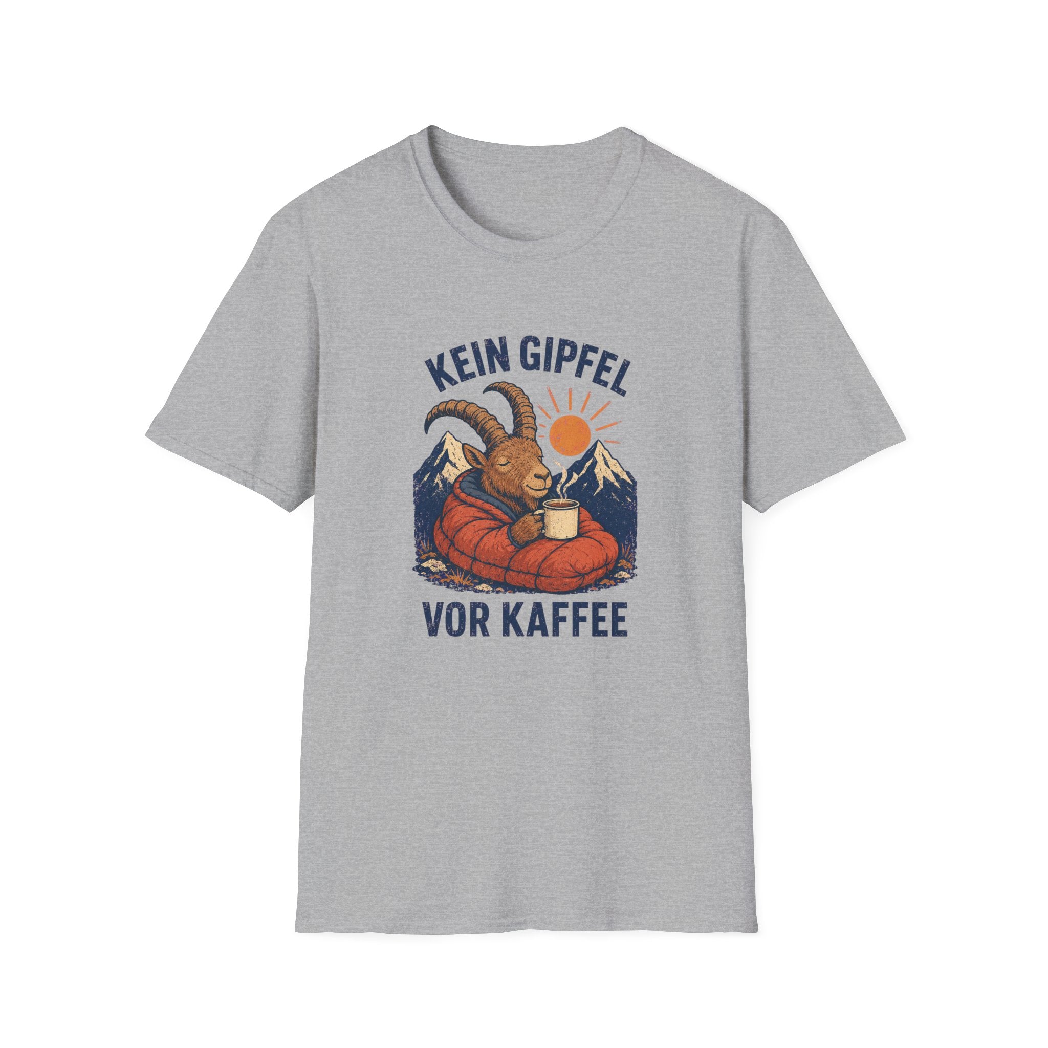 Kein Gipfel vor Kaffee T-Shirt