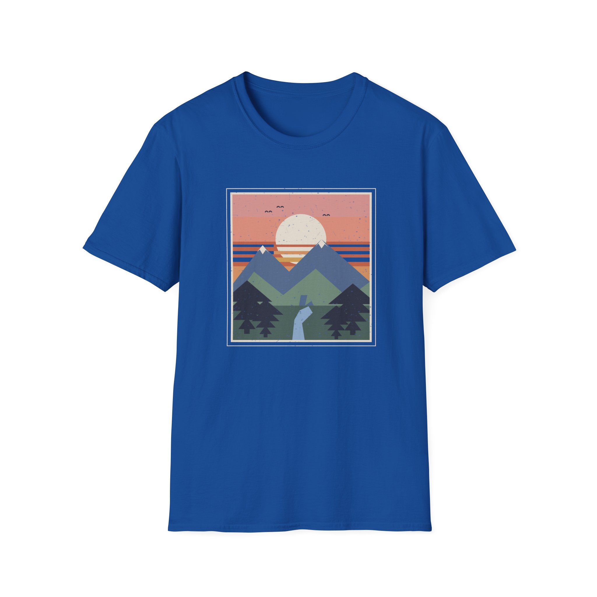 Retro-Natur-Raster T-Shirt