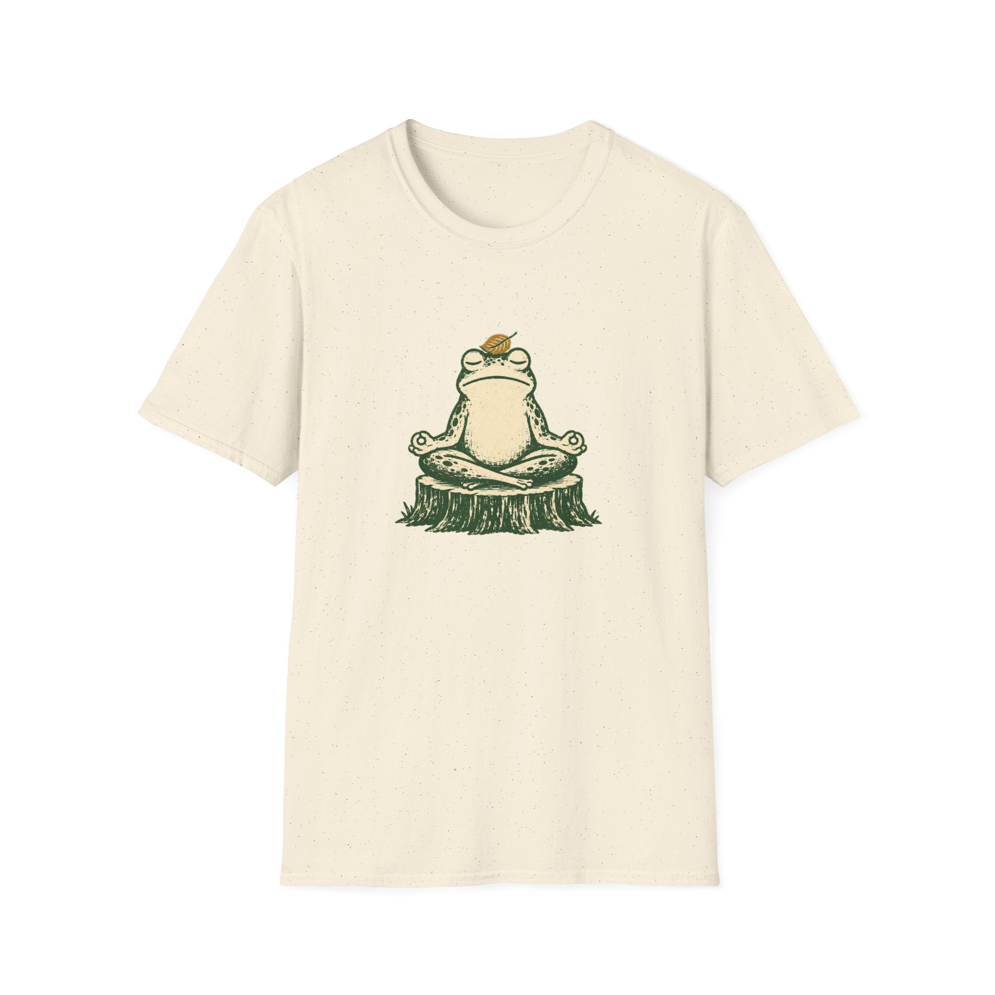 Zen-Modus – Meditierender Frosch T-Shirt