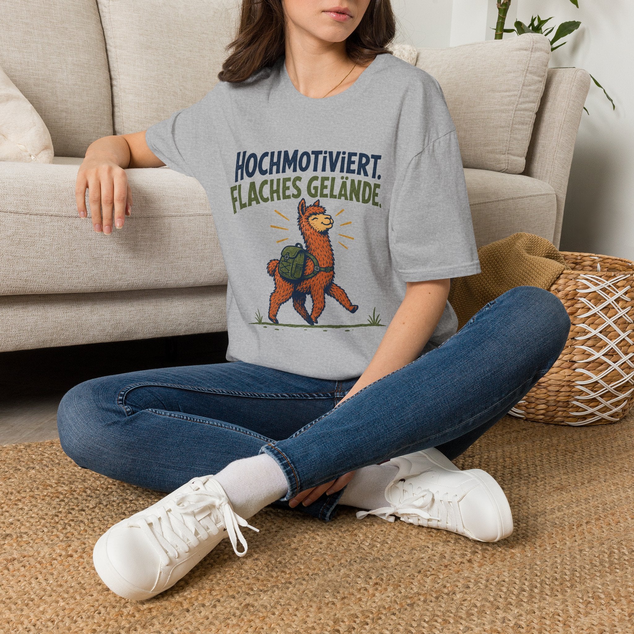 Hochmotiviert, Flaches Gelände T-Shirt