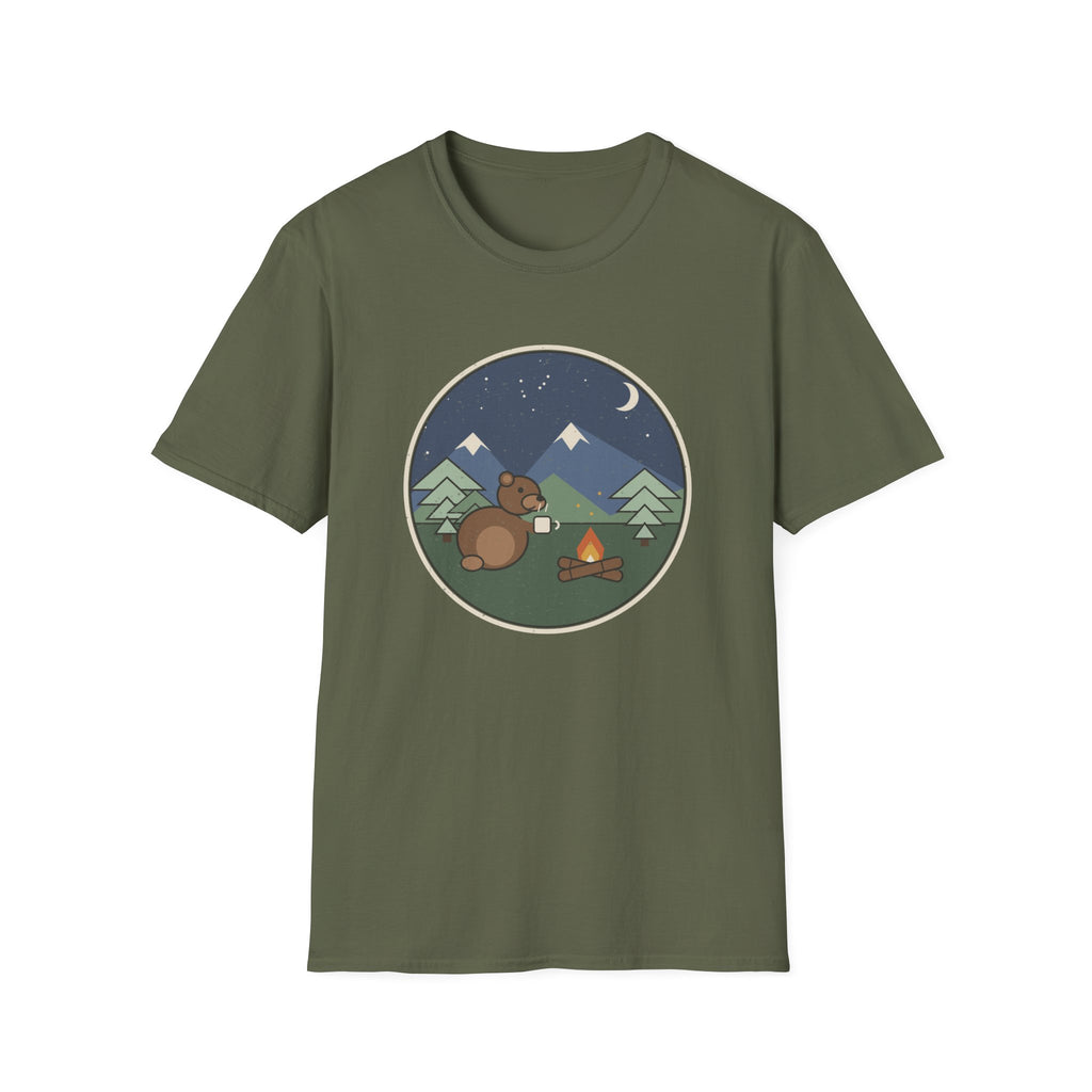 Bär am Lagerfeuer T-Shirt