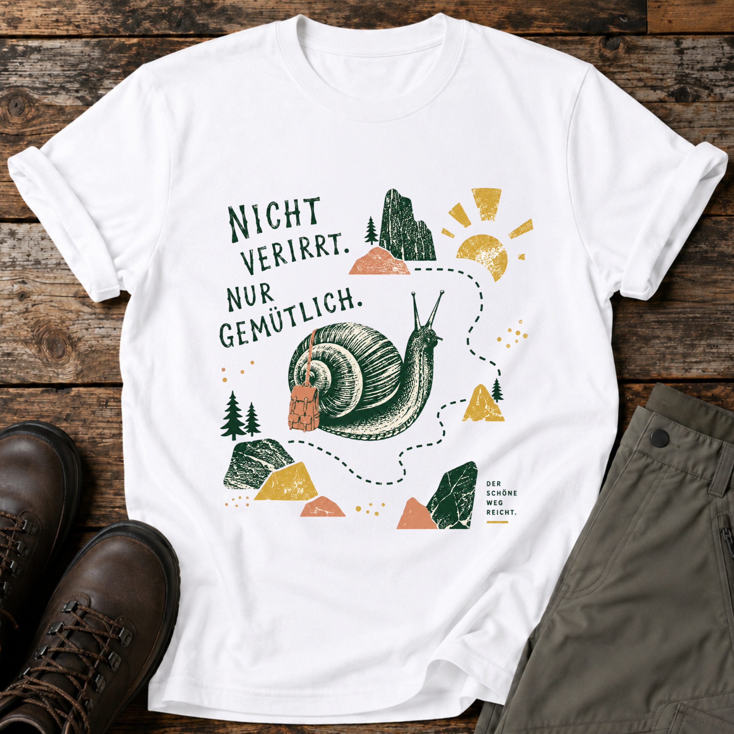 Nicht verirrt. Nur Gemütlich. T-shirt