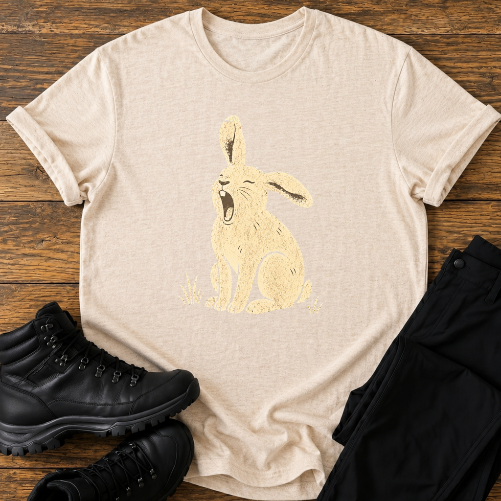 Gähnender Berghase T-Shirt