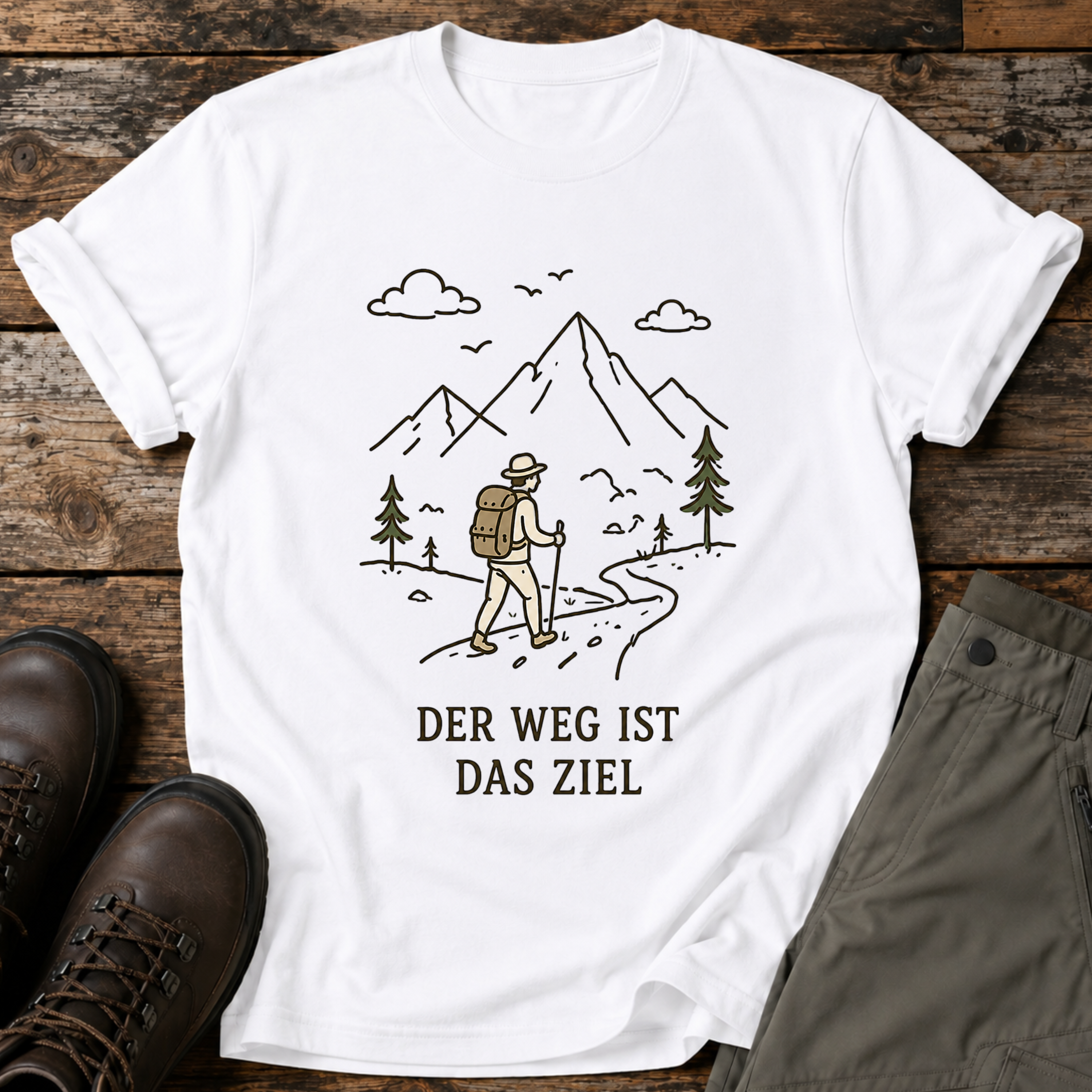 Der Weg ist das Ziel T-shirt