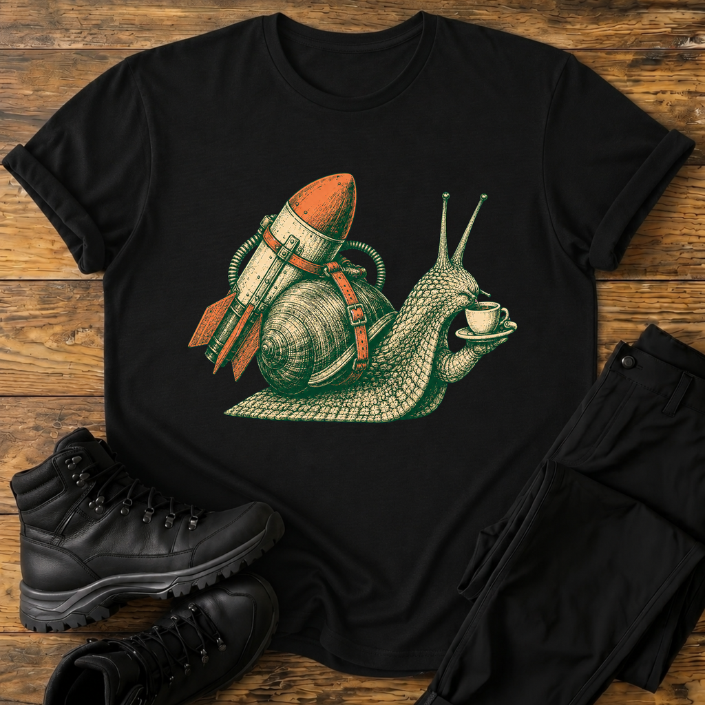 Raketen Schnecke T-Shirt