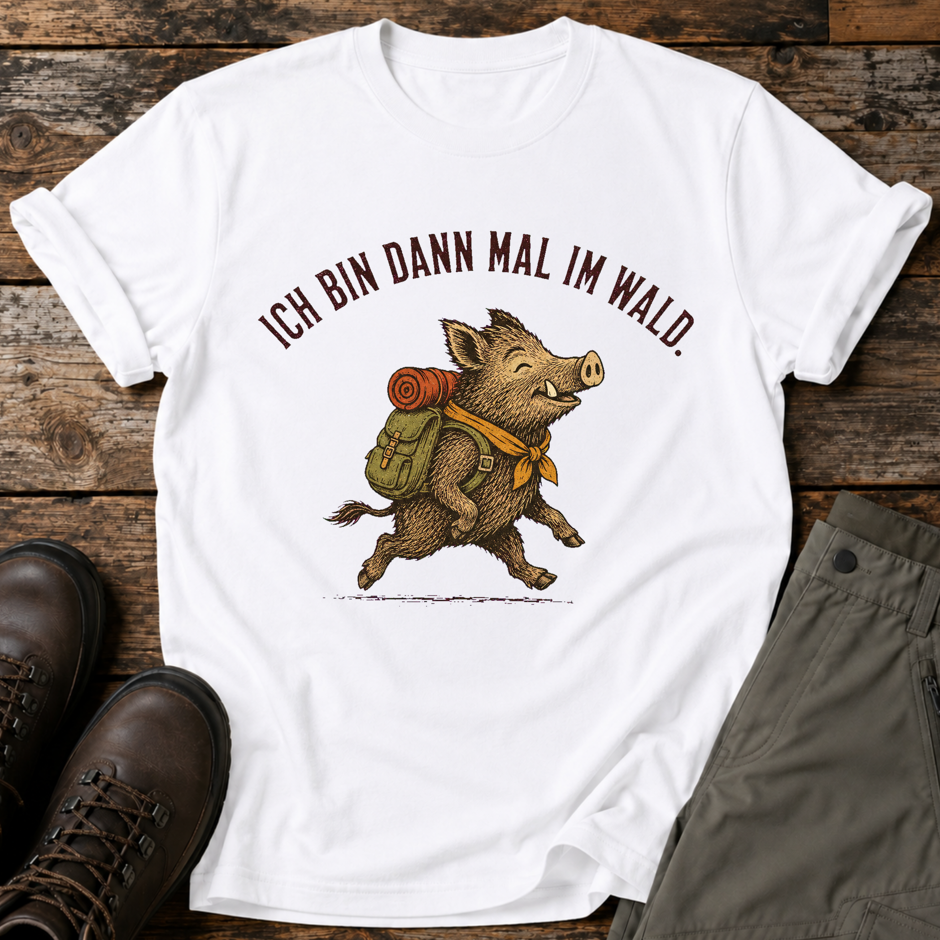 Ich bin dann mal im Wald T-shirt