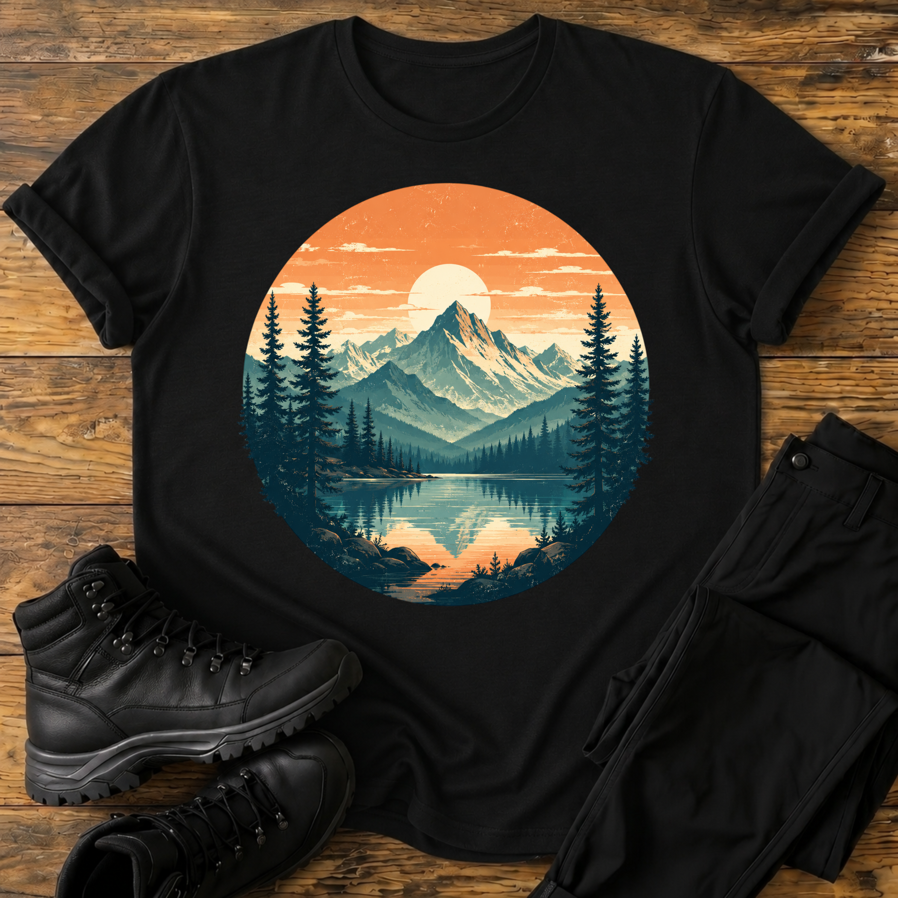Gipfelspiegelung T-Shirt