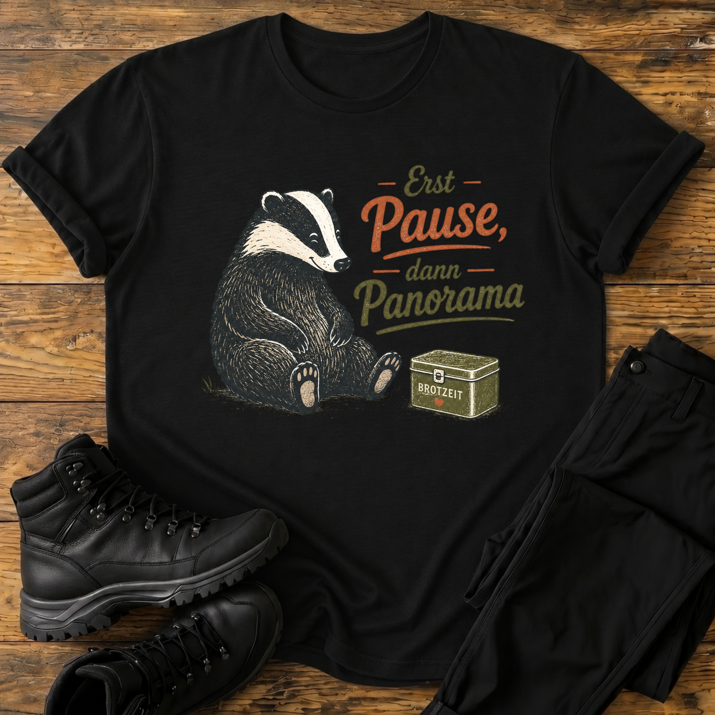 Erst Pause, dann Panorama T-Shirt