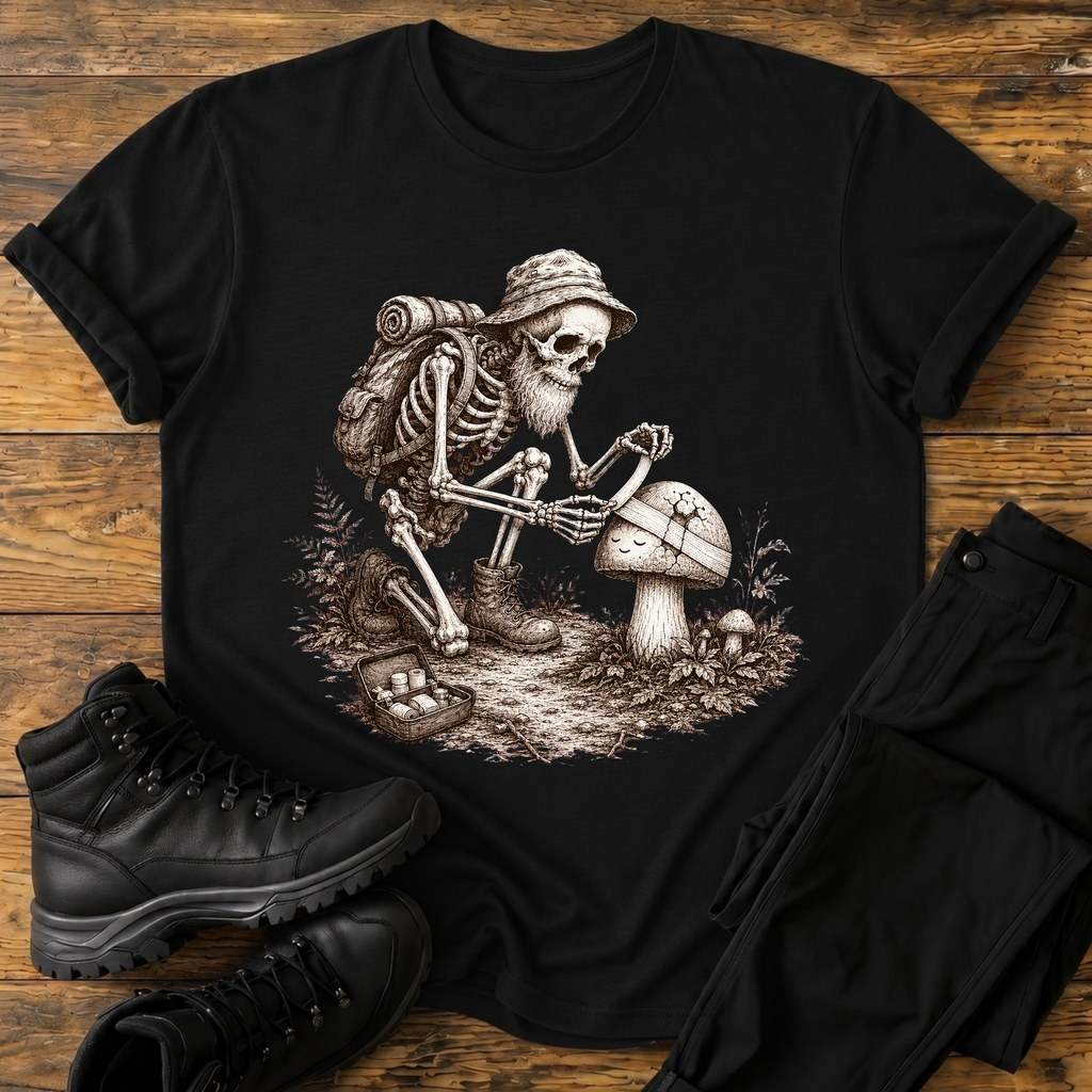 Skelett Pilzverband T-Shirt