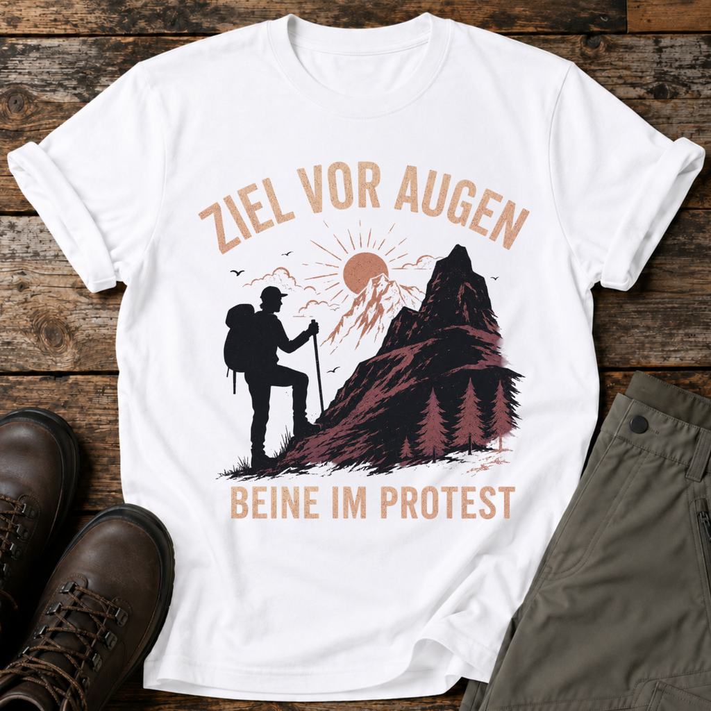 Ziel vor augen beine im protest T-shirt