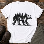 Waldbär-Silhouette T-shirt