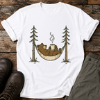 Gemütlicher Hängematten-Bär T-shirt