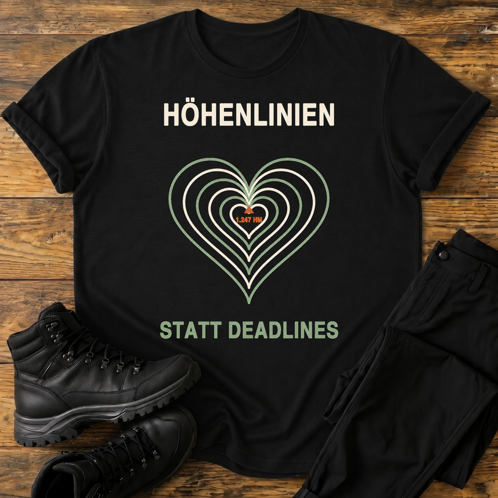 Höhenlinien T-Shirt