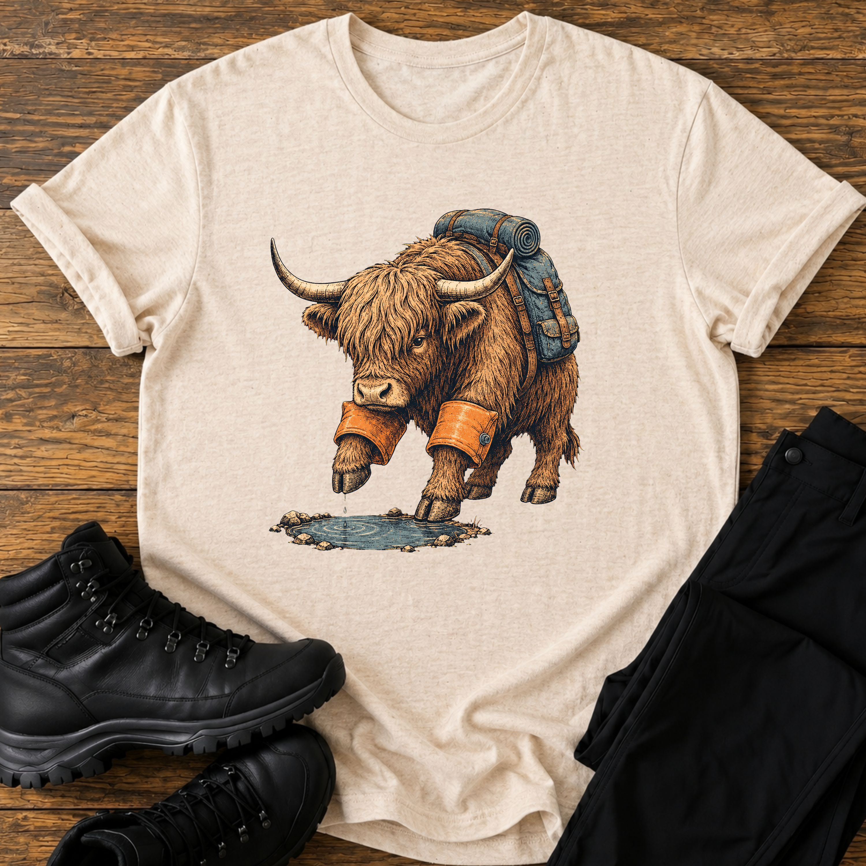 Der Hochland-Hiker T-Shirt