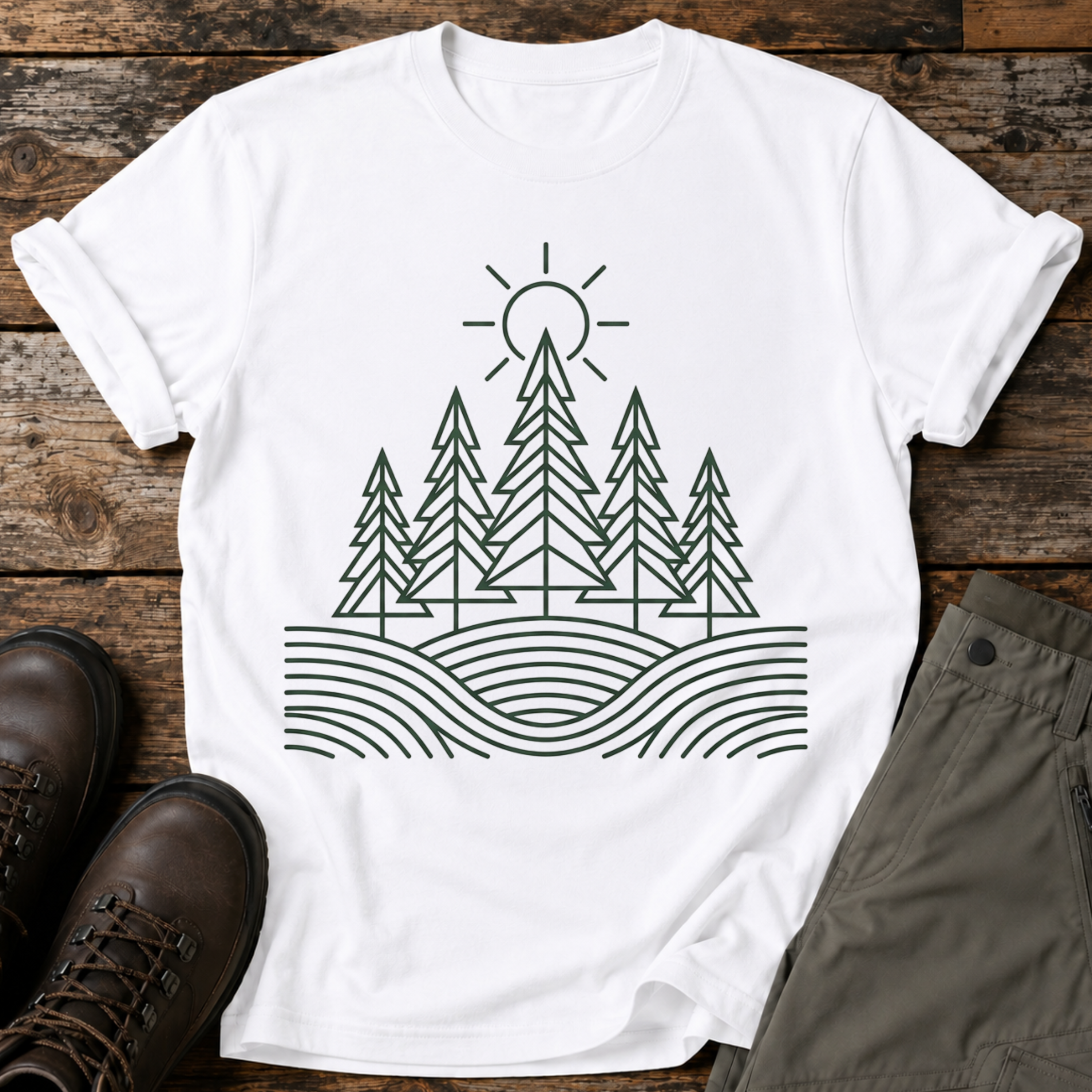 Sonnenschein & Tannengrün T-shirt