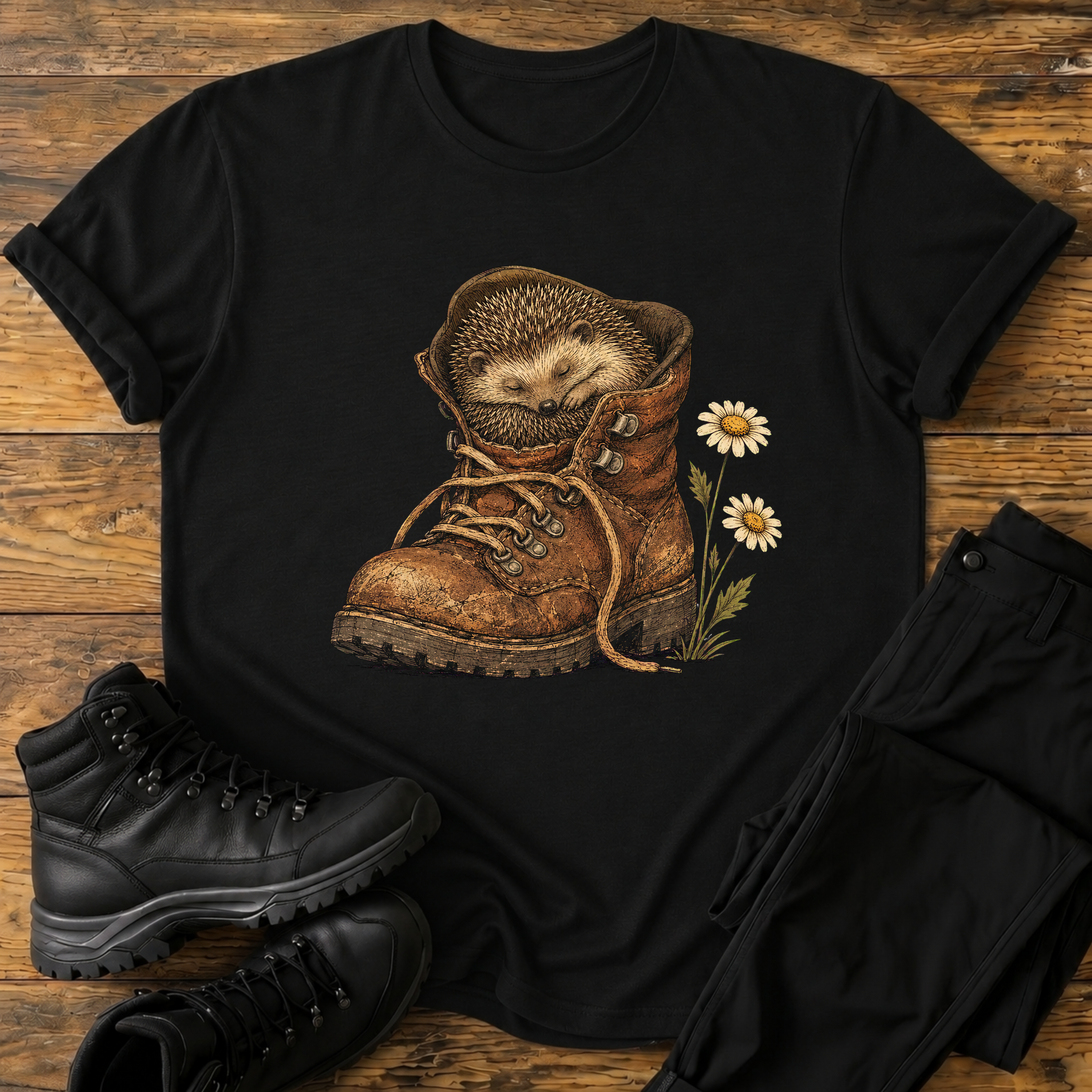 Das Stiefel-Bettchen T-Shirt