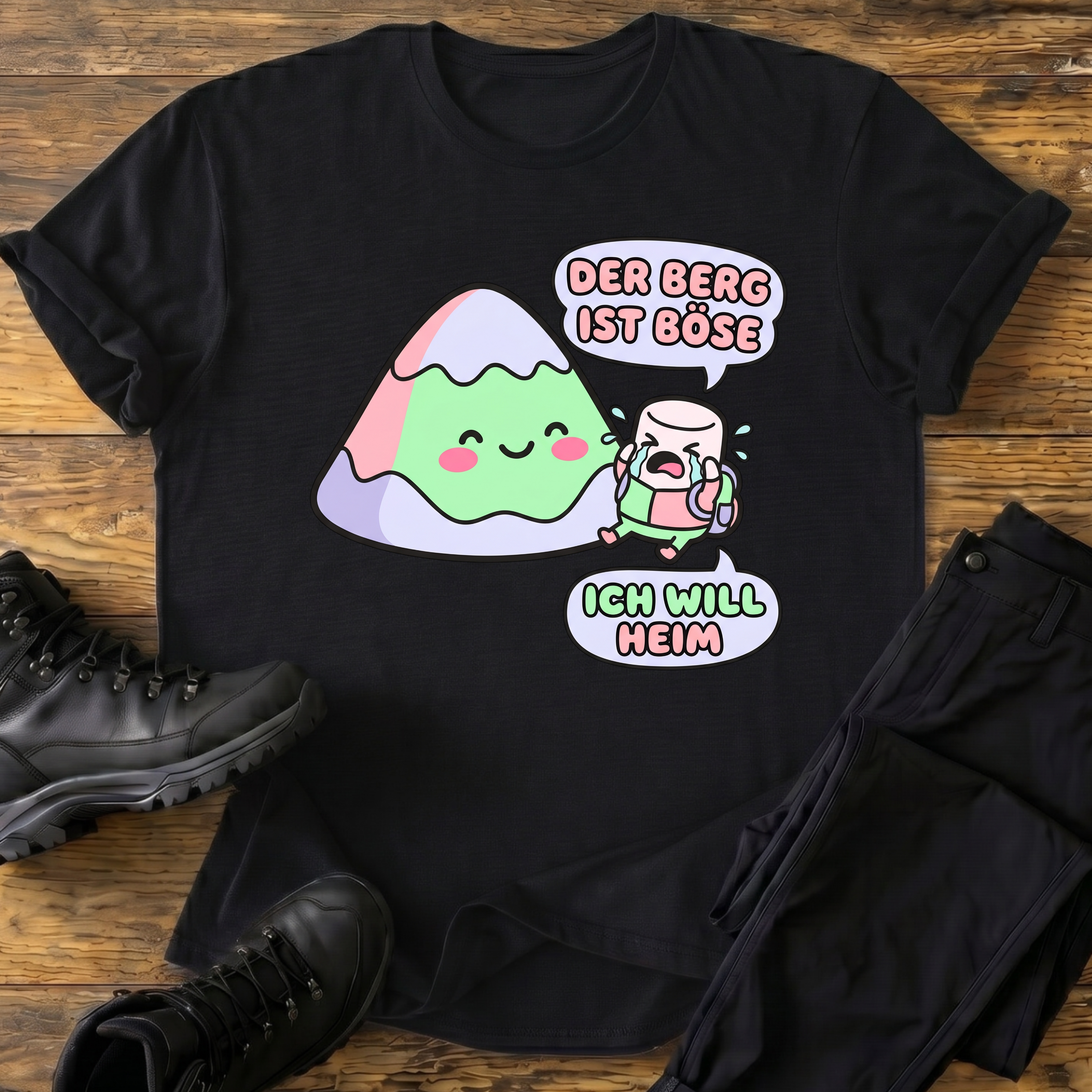 Der Berg ist böse T-Shirt