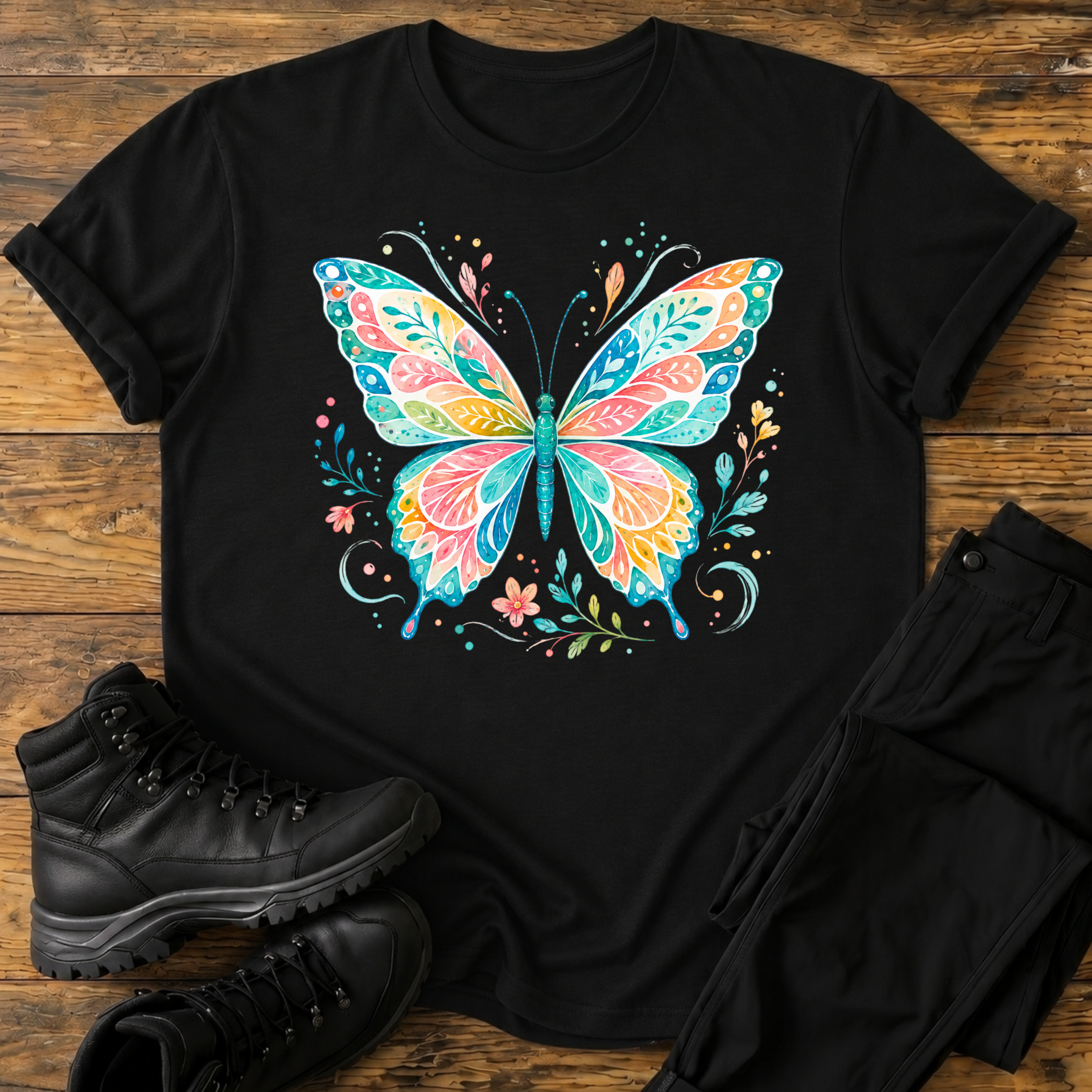 Botanischer Falter T-Shirt