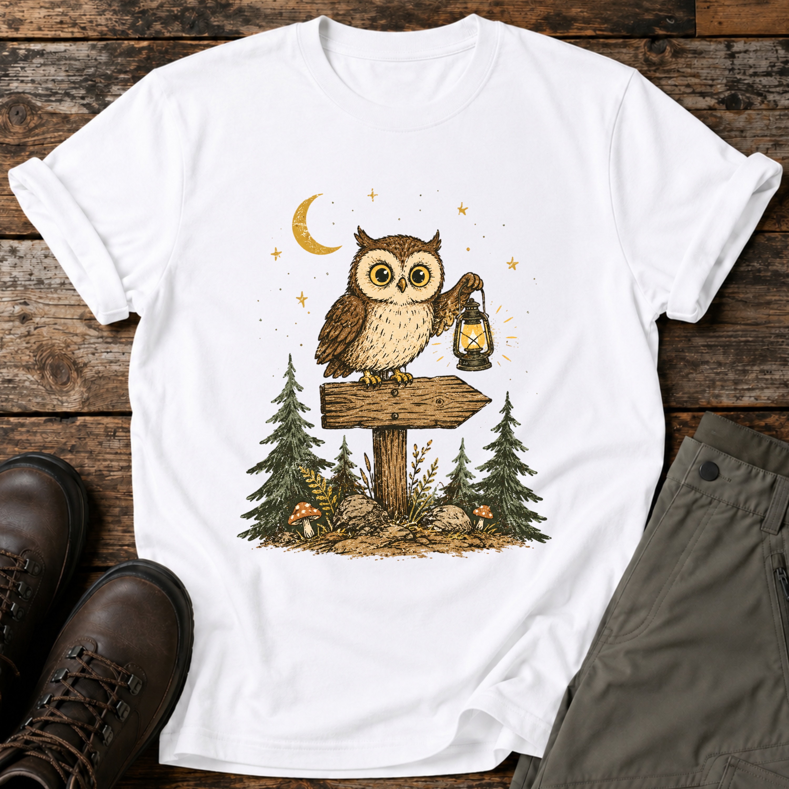 Wegweiser der Nacht T-shirt