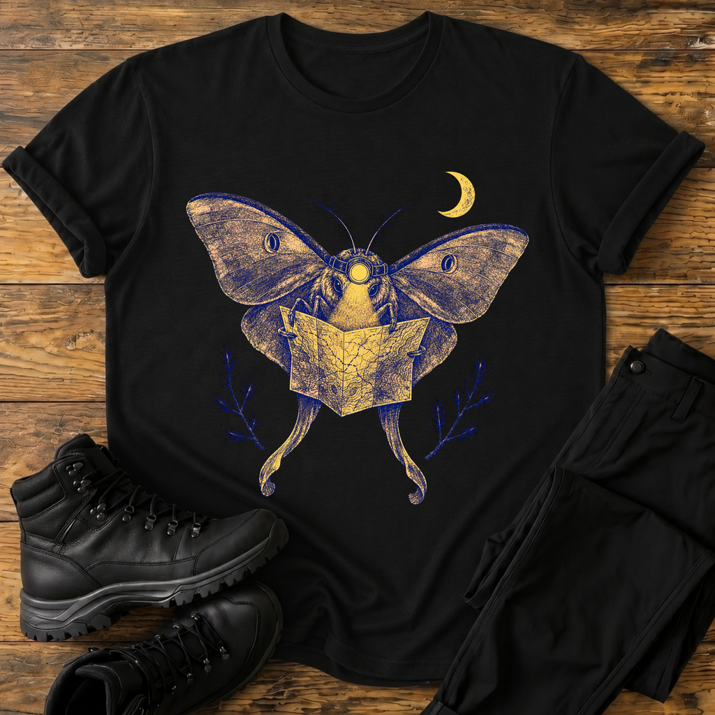 Nachtfalter Stirnlampe T-Shirt
