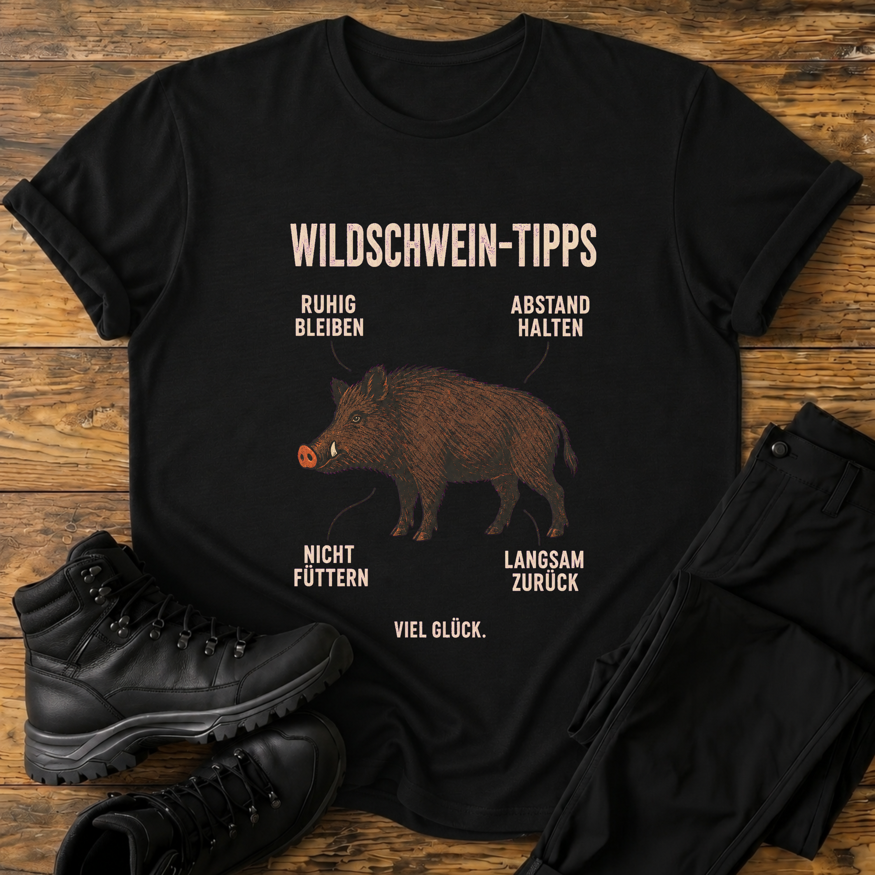 Wildschwein-Tipps T-Shirt