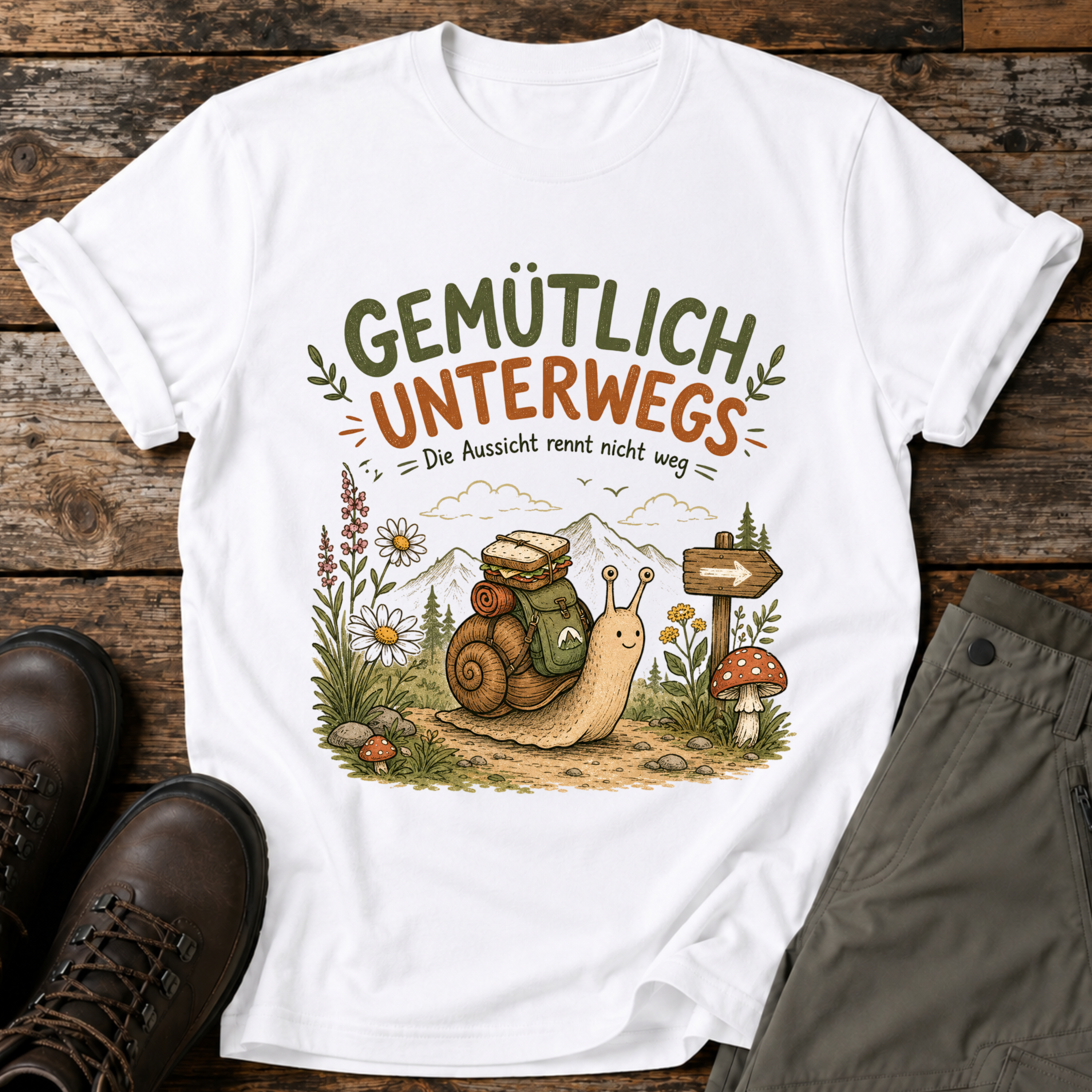 Gemütlich unterwegs T-shirt