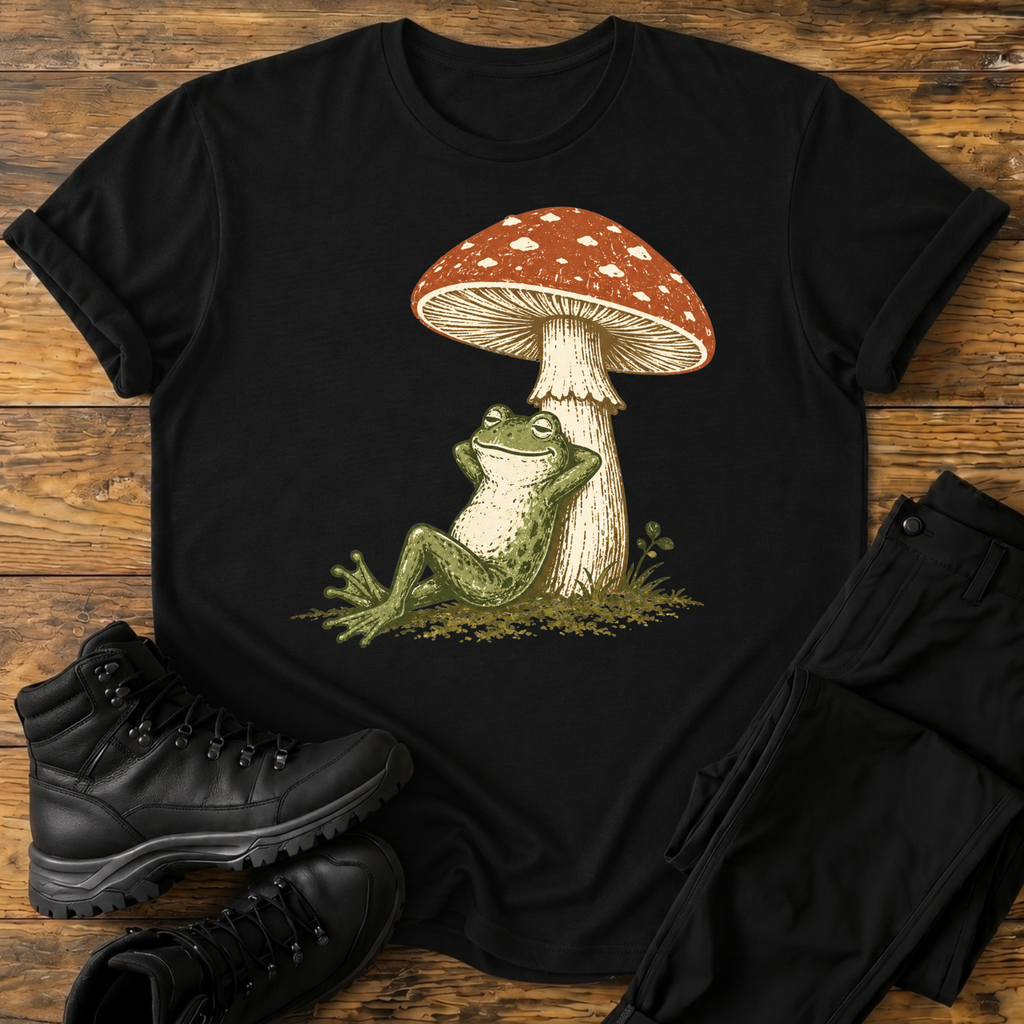 Der gemütliche Pilz-Hocker T-Shirt