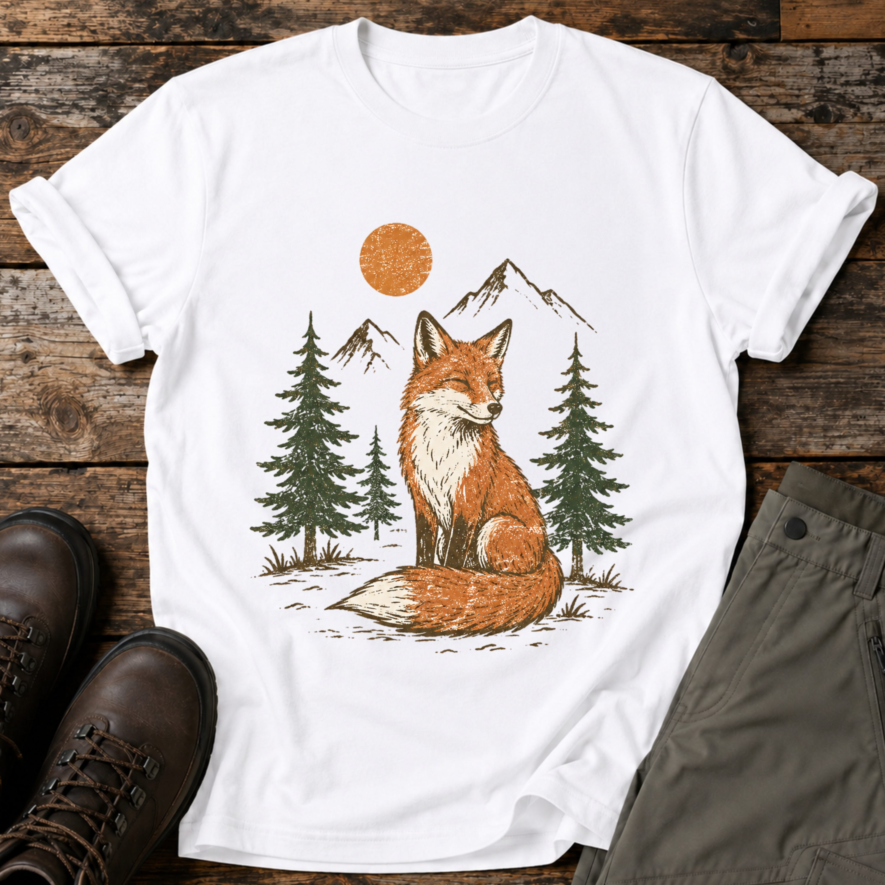 Rast im Abendrot T-shirt
